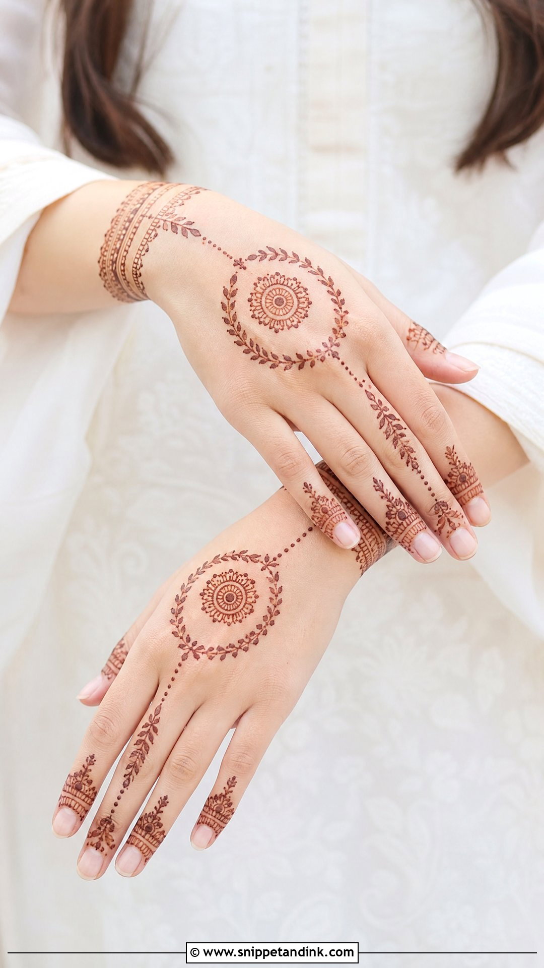 Bridal Mehndi Design For Fingers - Snippet and Ink - 20 Modern Bridal Mehndi Designs