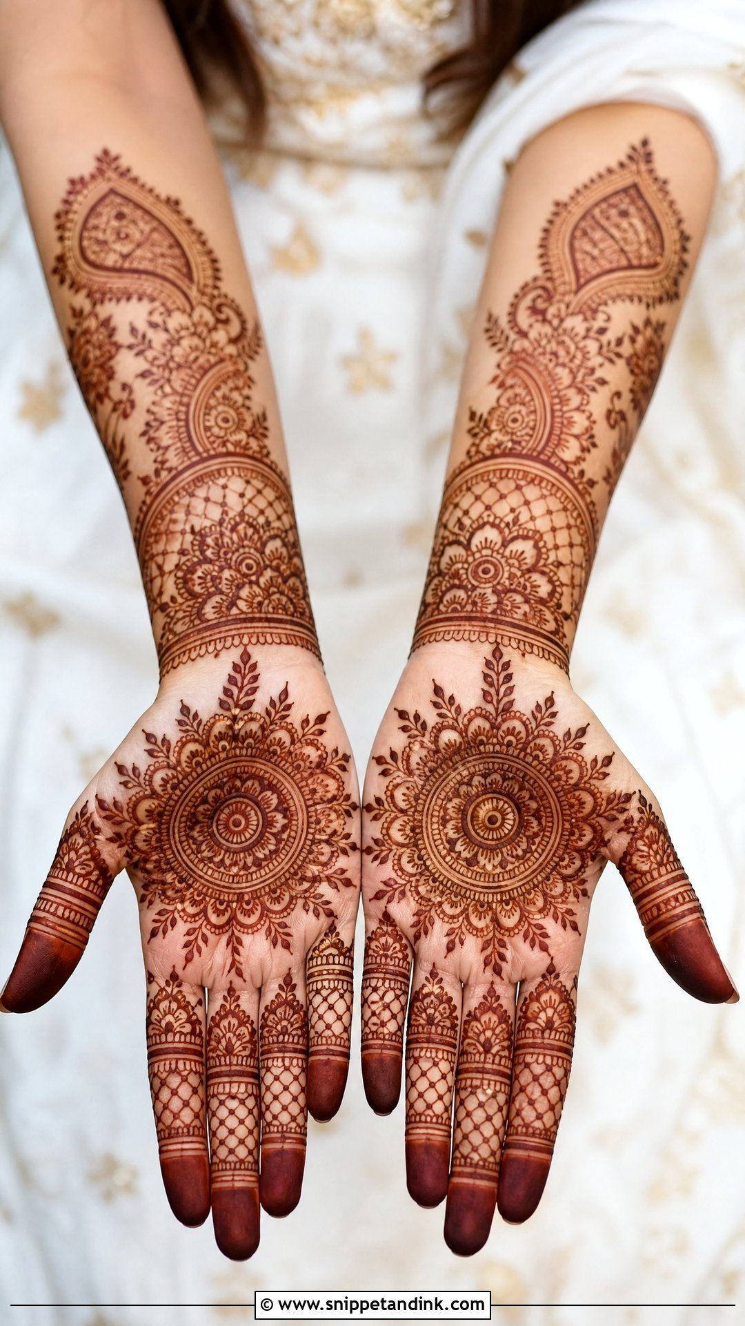 Bridal Mehndi Design For Long Fingers - Snippet and Ink - 25 Traditional Indian Bridal Mehndi Designs
