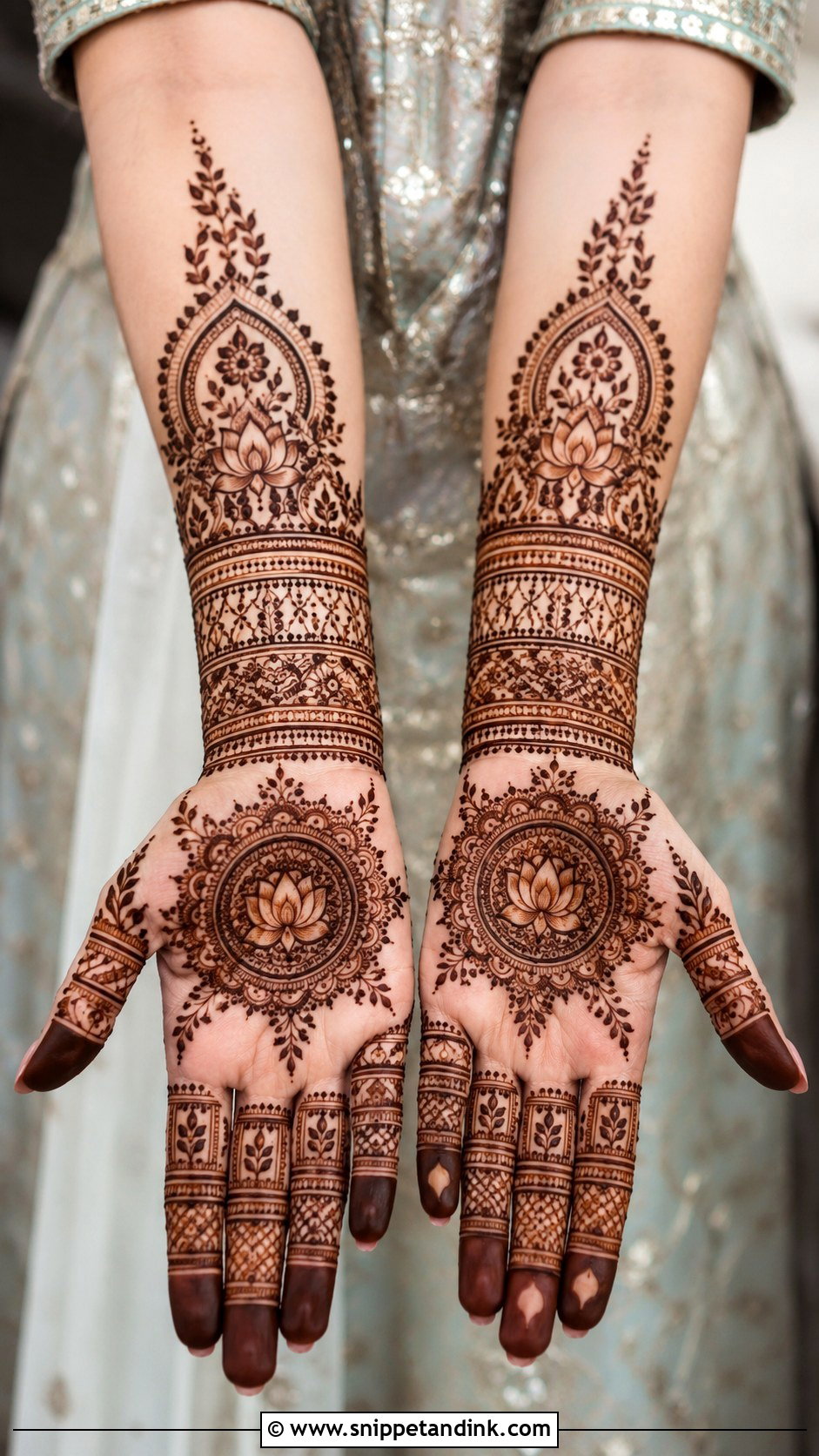 Bridal Mehndi Design For Long Fingers - Snippet and Ink - 30 Bridal Wedding Mehendi Designs