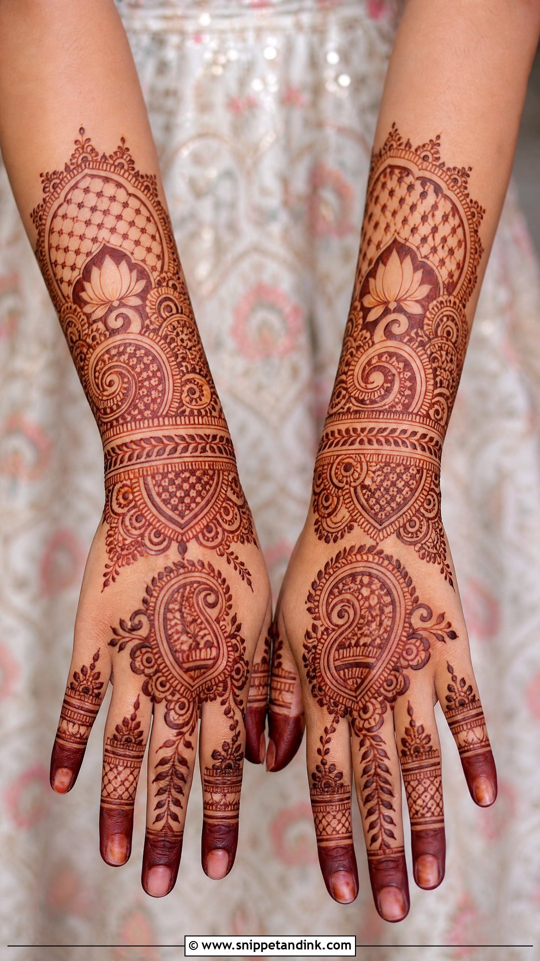 Bridal Mehndi Design For Long Fingers - Snippet and Ink - 20 Bridal Mehndi Designs Figures