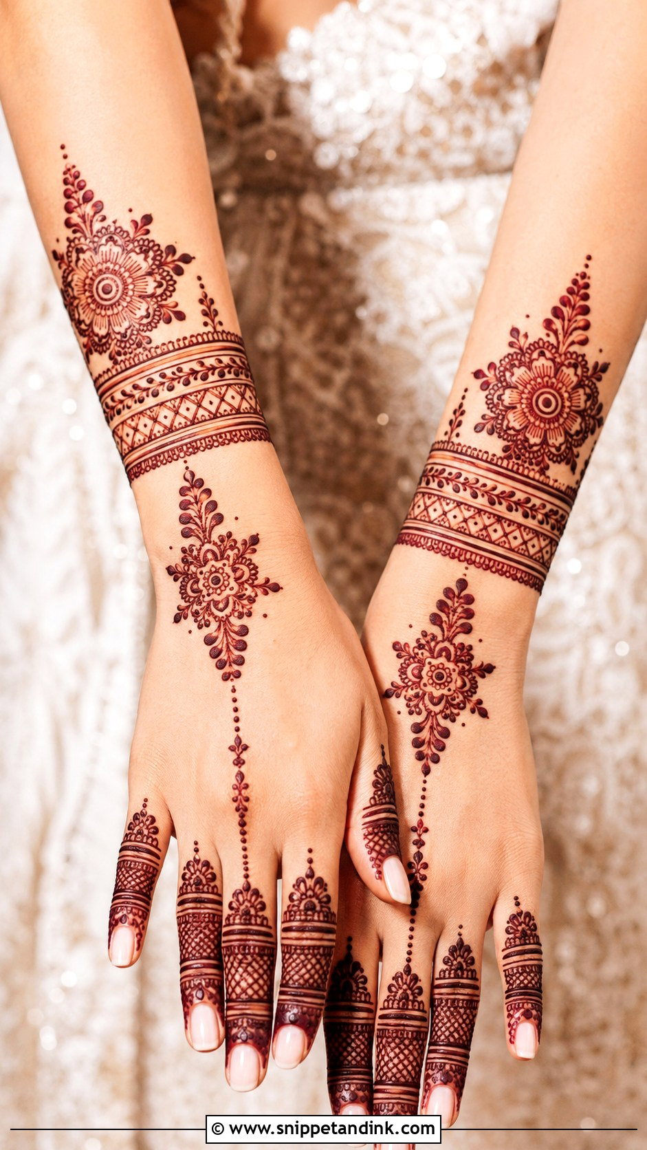 Bridal Mehndi Design For Reception - Snippet and Ink - 35 Bridal Mehndi Designs