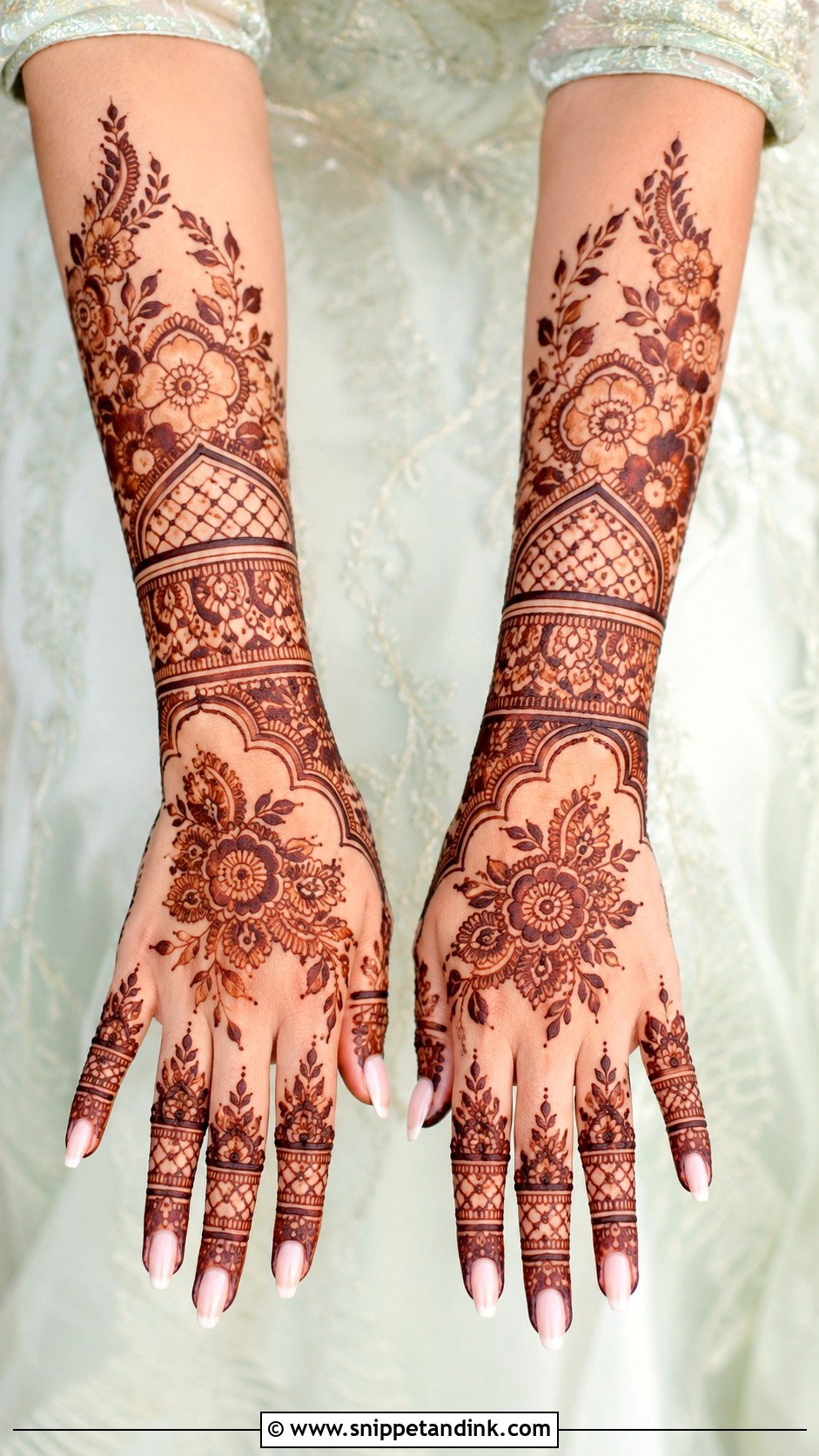 Bridal Mehndi Design For Reception - Snippet and Ink - 30 Bridal Mehndi Design Ideas