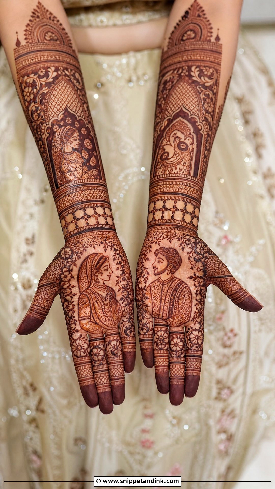 Bridal Mehndi Design For Wedding Day - Snippet and Ink - 20 Normal Bridal Mehndi Designs