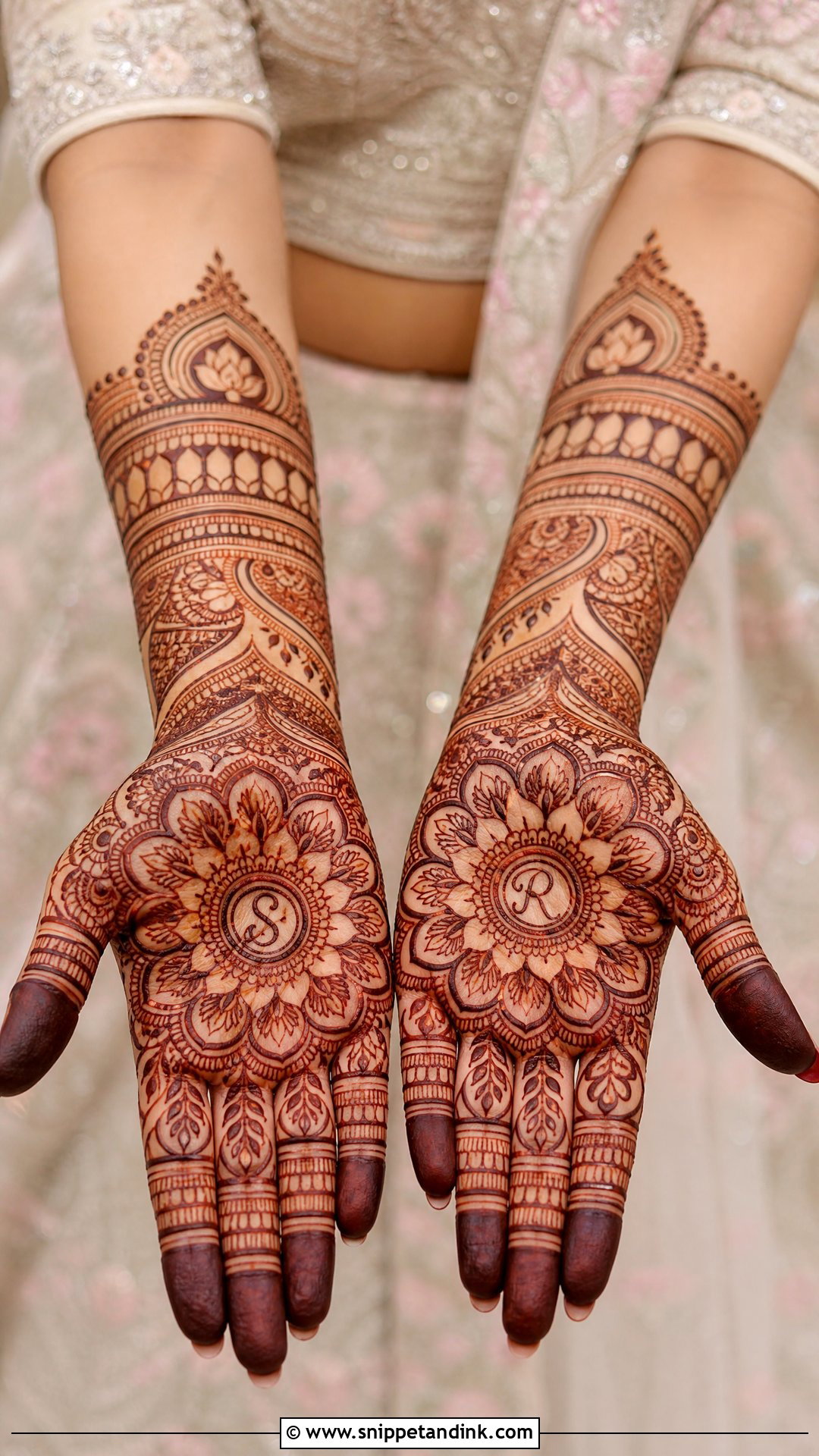 Bridal Mehndi Design Front Hand - Snippet and Ink - 20 Bridal Mehndi Latest Design Ideas