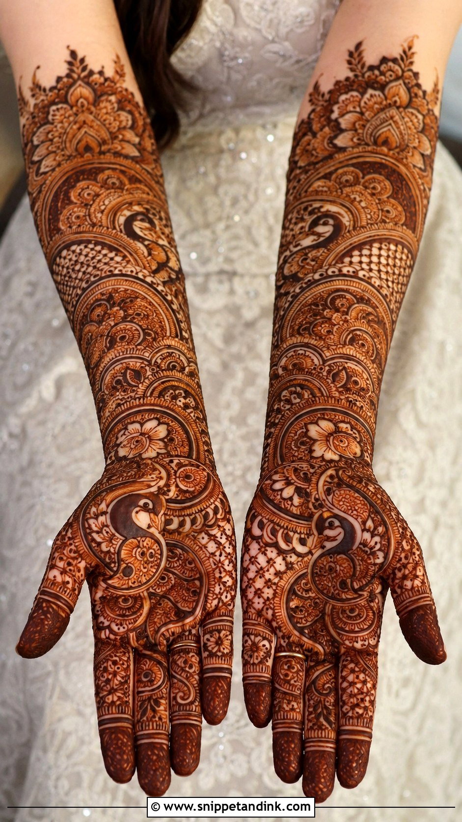 Bridal Mehndi Design Full Hand - Snippet and Ink - 35 Trendy Mehndi Designs