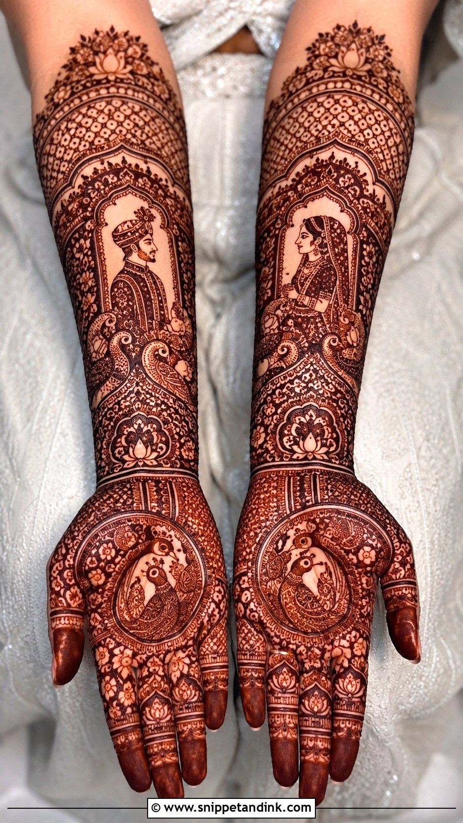 Bridal Mehndi Design Full Hand - Snippet and Ink - 30 Elegant Mehndi Designs