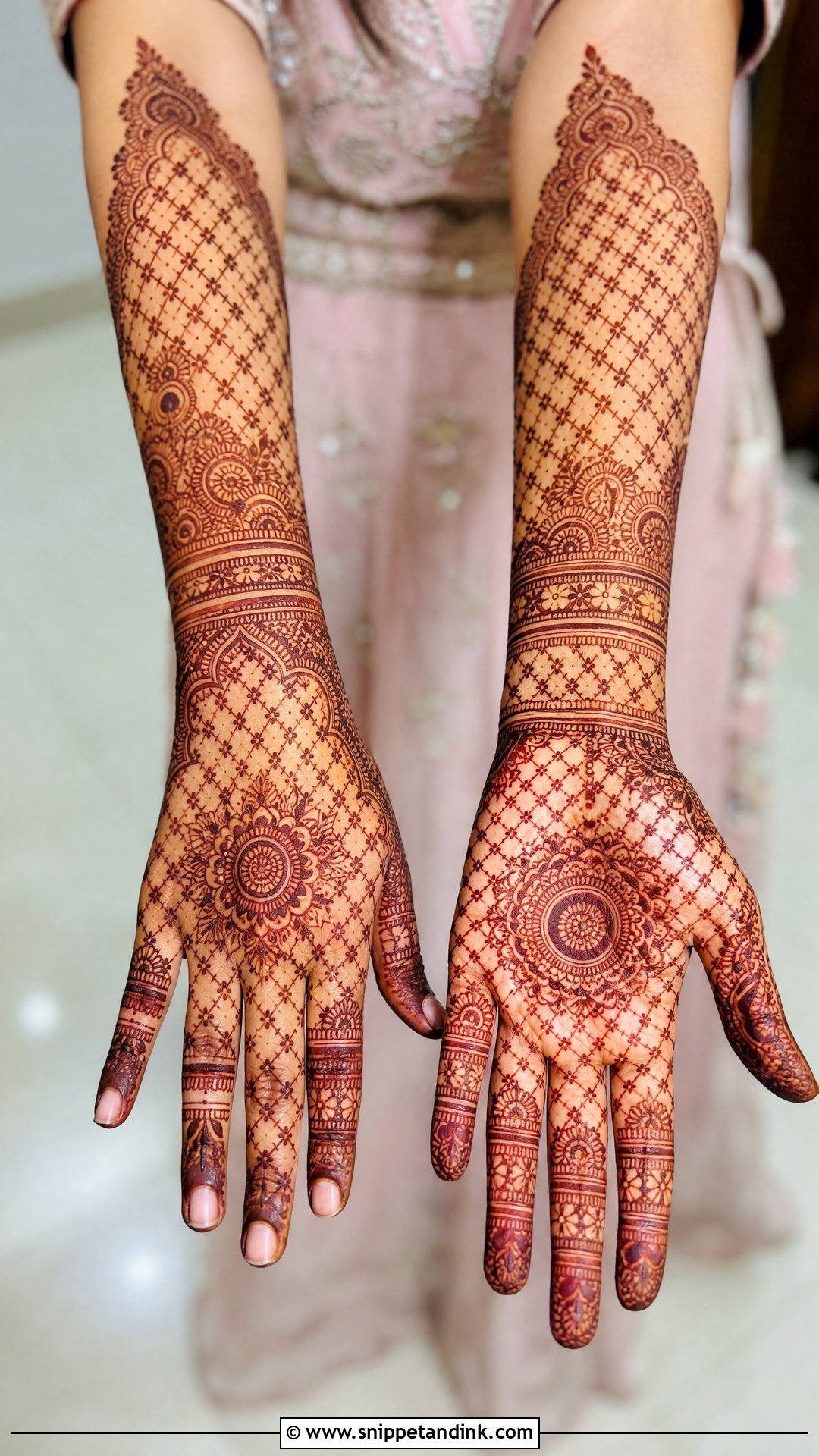 Bridal Mehndi Design With Jaali - Snippet and Ink - 20 Unique Bridal Mehndi Mehandi Designs for Hands