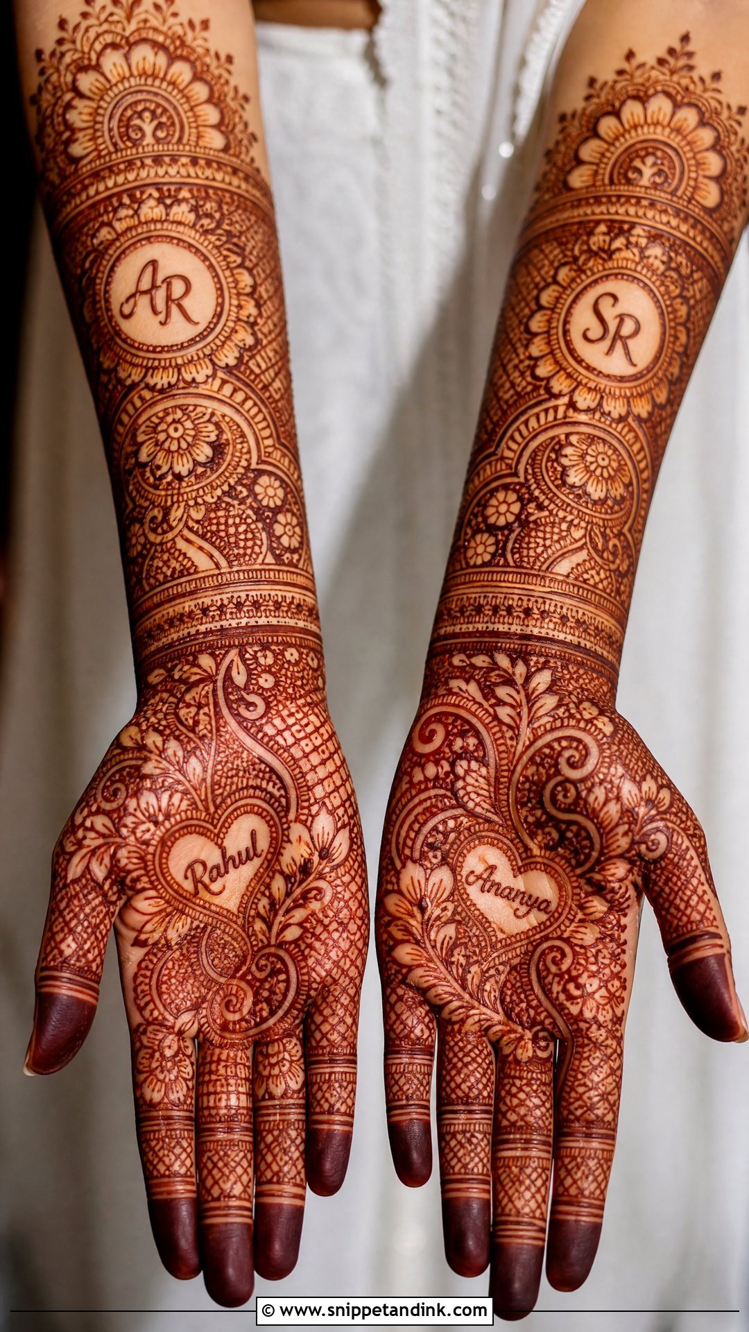 Bridal Mehndi Design With Name - Snippet and Ink - 20 Bridal Mehndi Mehandi Designs for Hands Brides Indian Weddings
