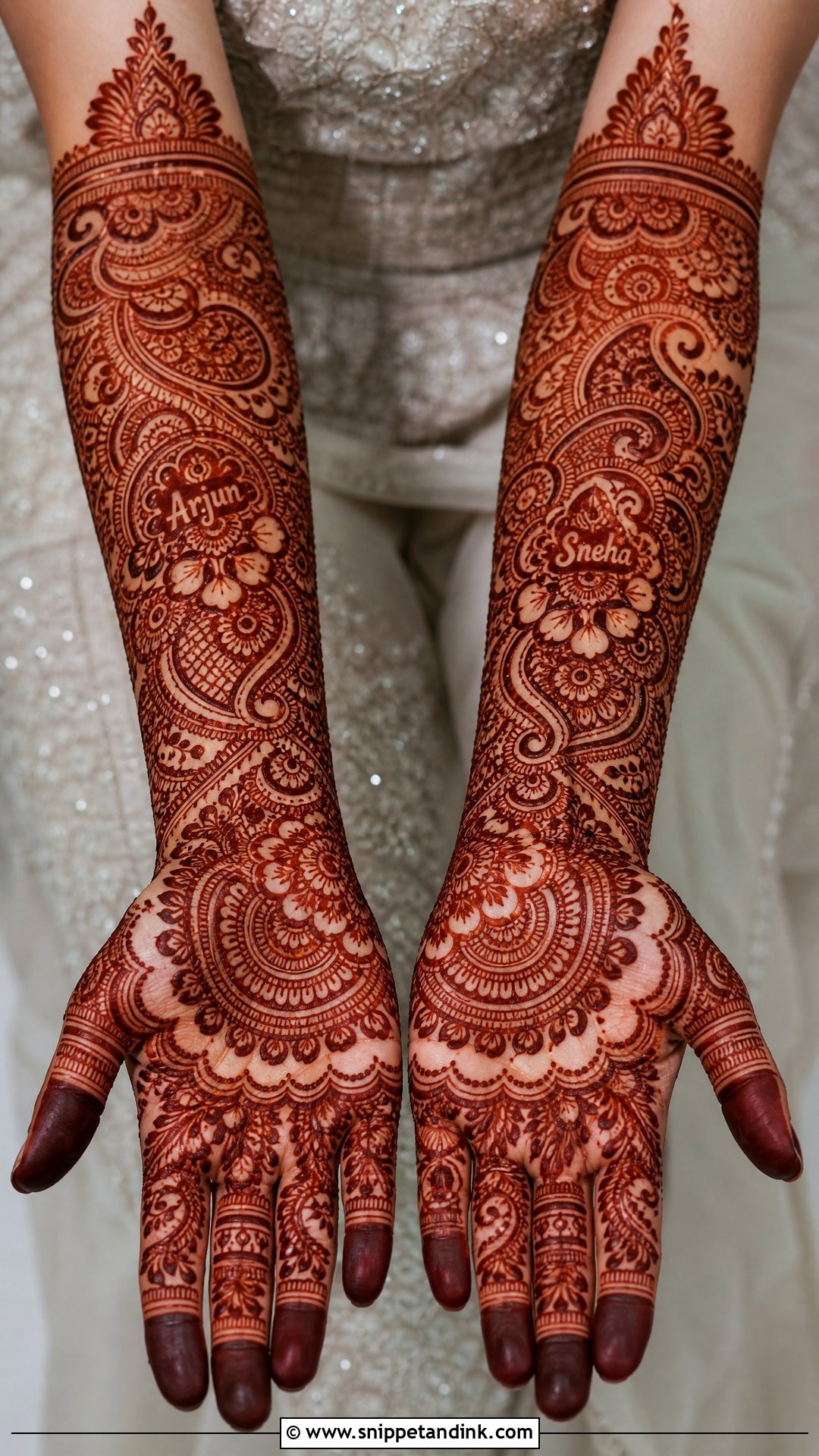 Bridal Mehndi Design With Name - Snippet and Ink - 25 Bridal Mehndi Designs for Bride