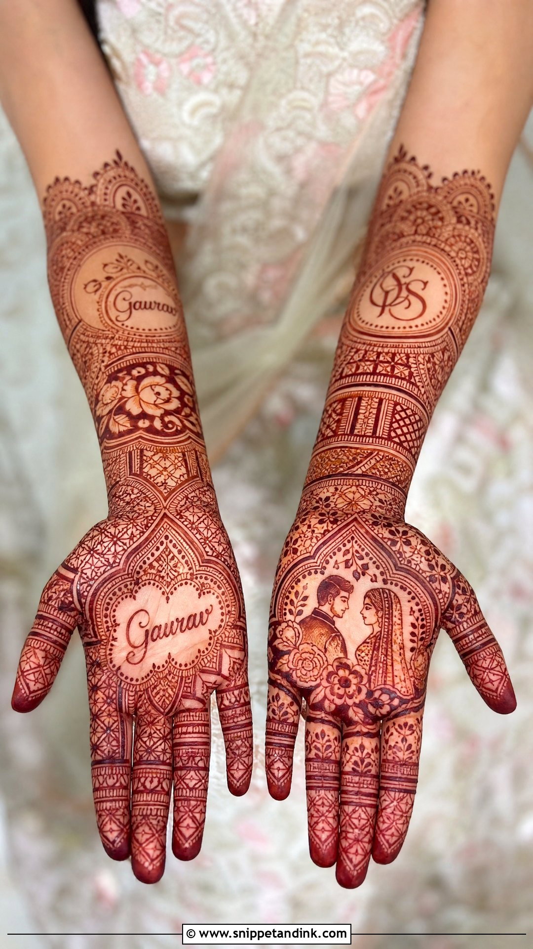 Bridal Mehndi Design With Name - Snippet and Ink - 25 Bridal Mehndi Designs with Names