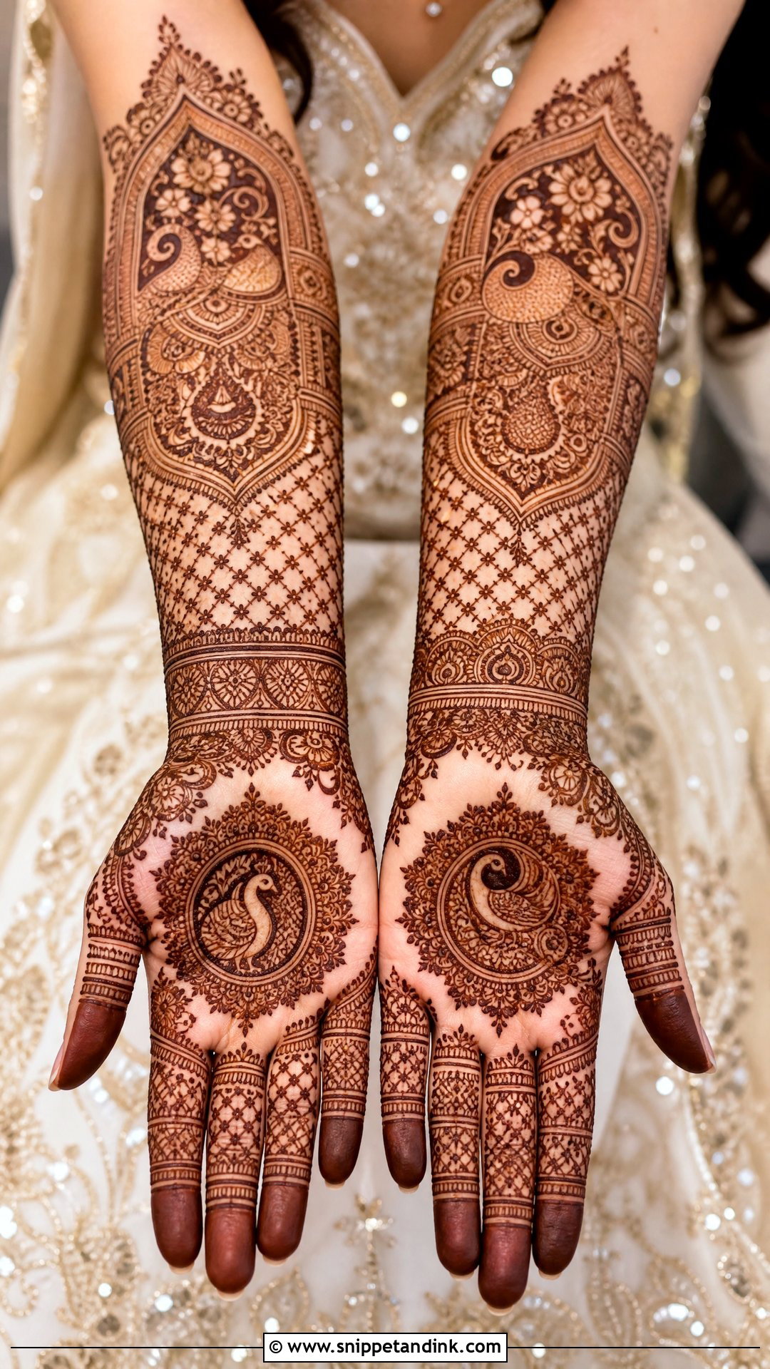 Bridal Mehndi Gharara - Snippet and Ink - 20 Mehndi Gharara Ideas