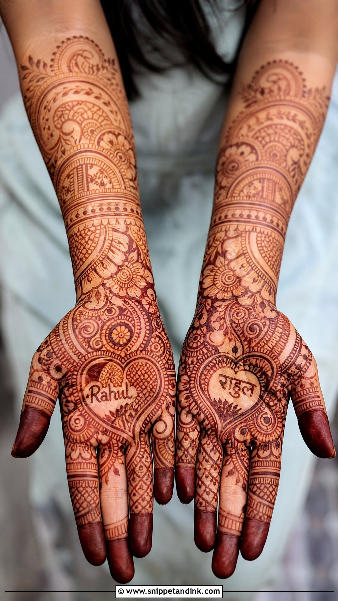 Bridal Mehndi With Groom Name - Snippet and Ink - 30 Unique Bridal Mehndi Designs Indian Weddings
