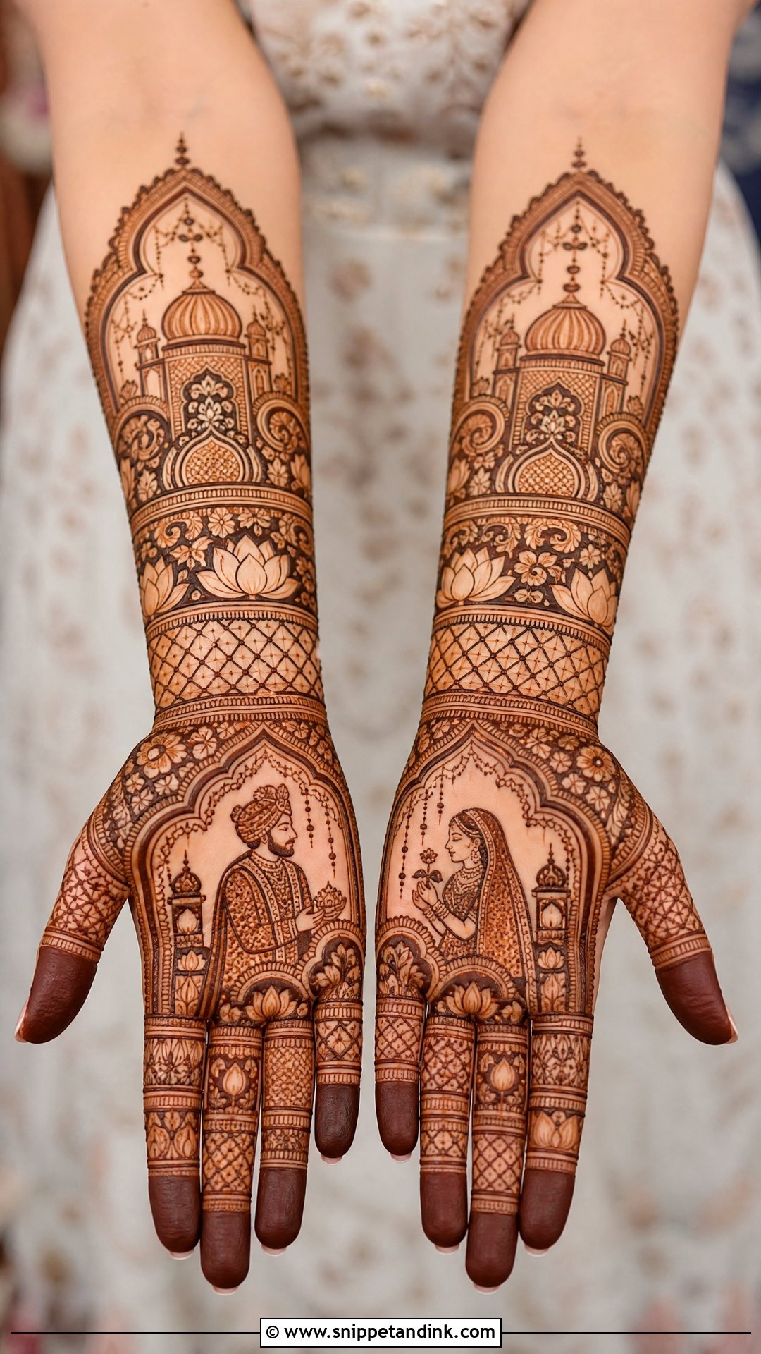 Bridal Mehrab Mehndi Design - Snippet and Ink - 30 Mehrab Mehndi Design Ideas