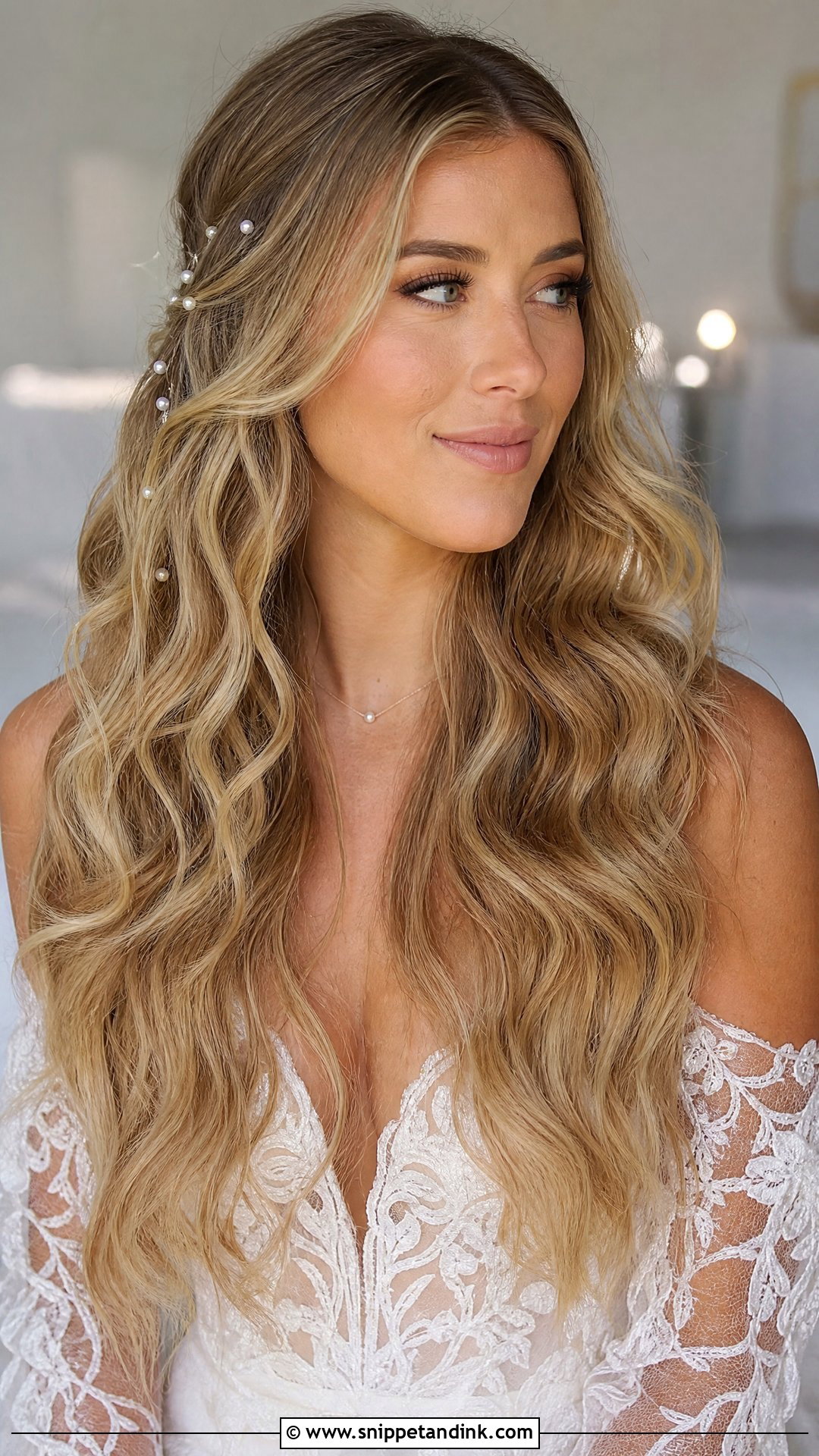 Bridal Mermaid Waves For Long Hair - Snippet and Ink - 15 Bridal Hairstyles for Long Hair All Down