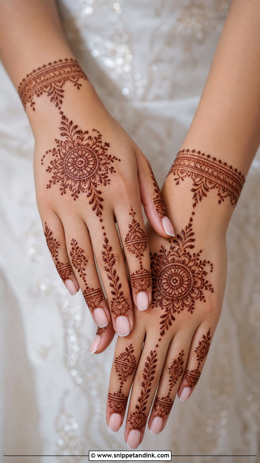 Bridal Minimal Mehndi Design For Hands - Snippet and Ink - 20 Wedding Mehndi Designs Bridal Hands