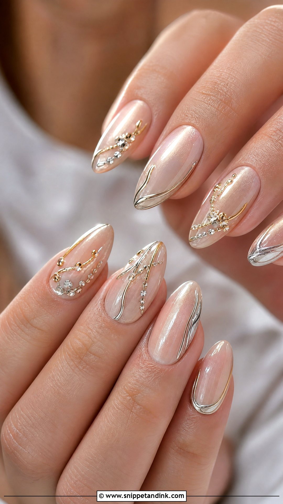 Bridal Nails For Reception - Snippet and Ink - 25 Nail Art for Wedding Indian Brides Ideas