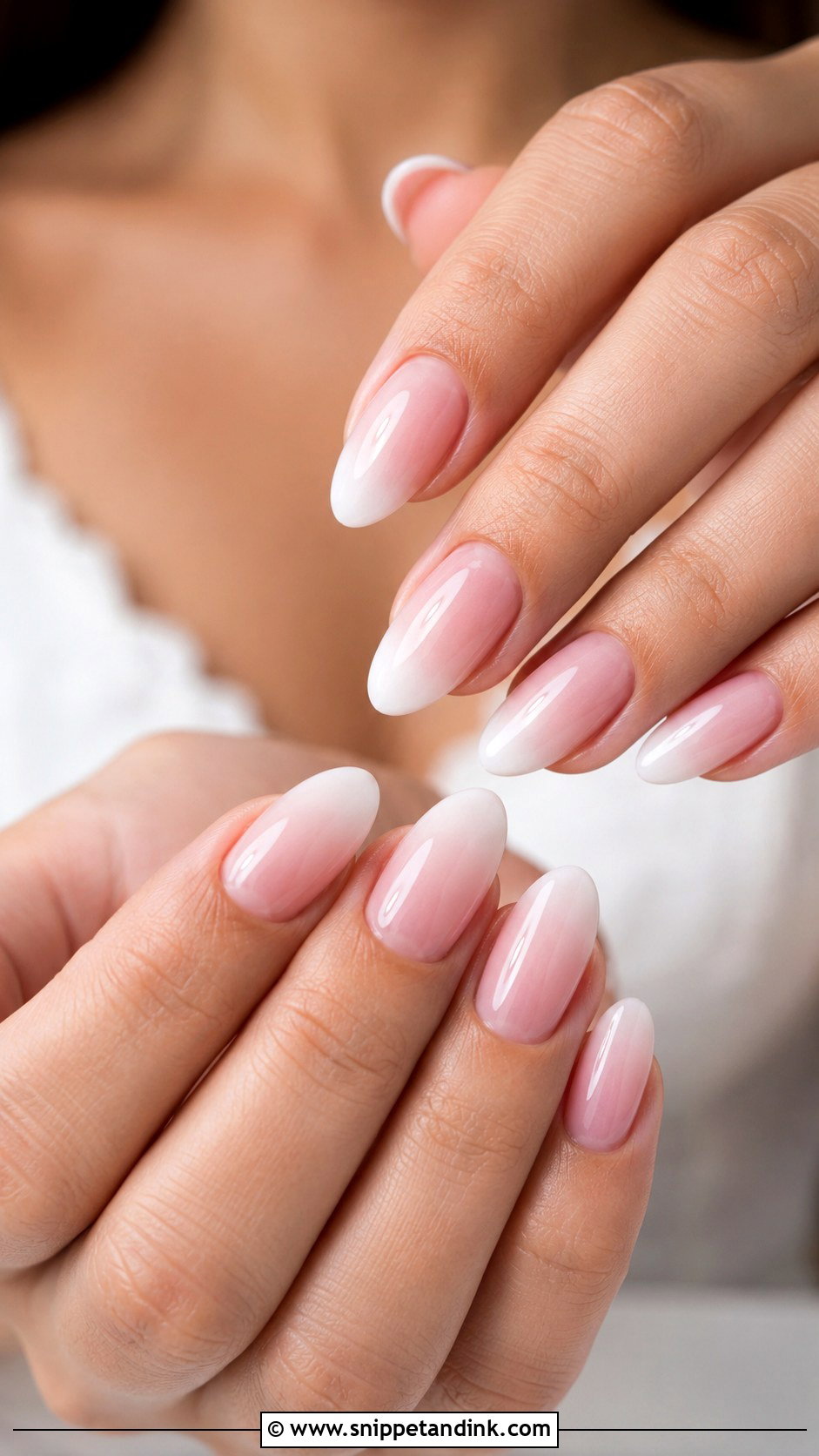 Bridal Ombre Nails - Snippet and Ink - 20 Bridal Nails Art