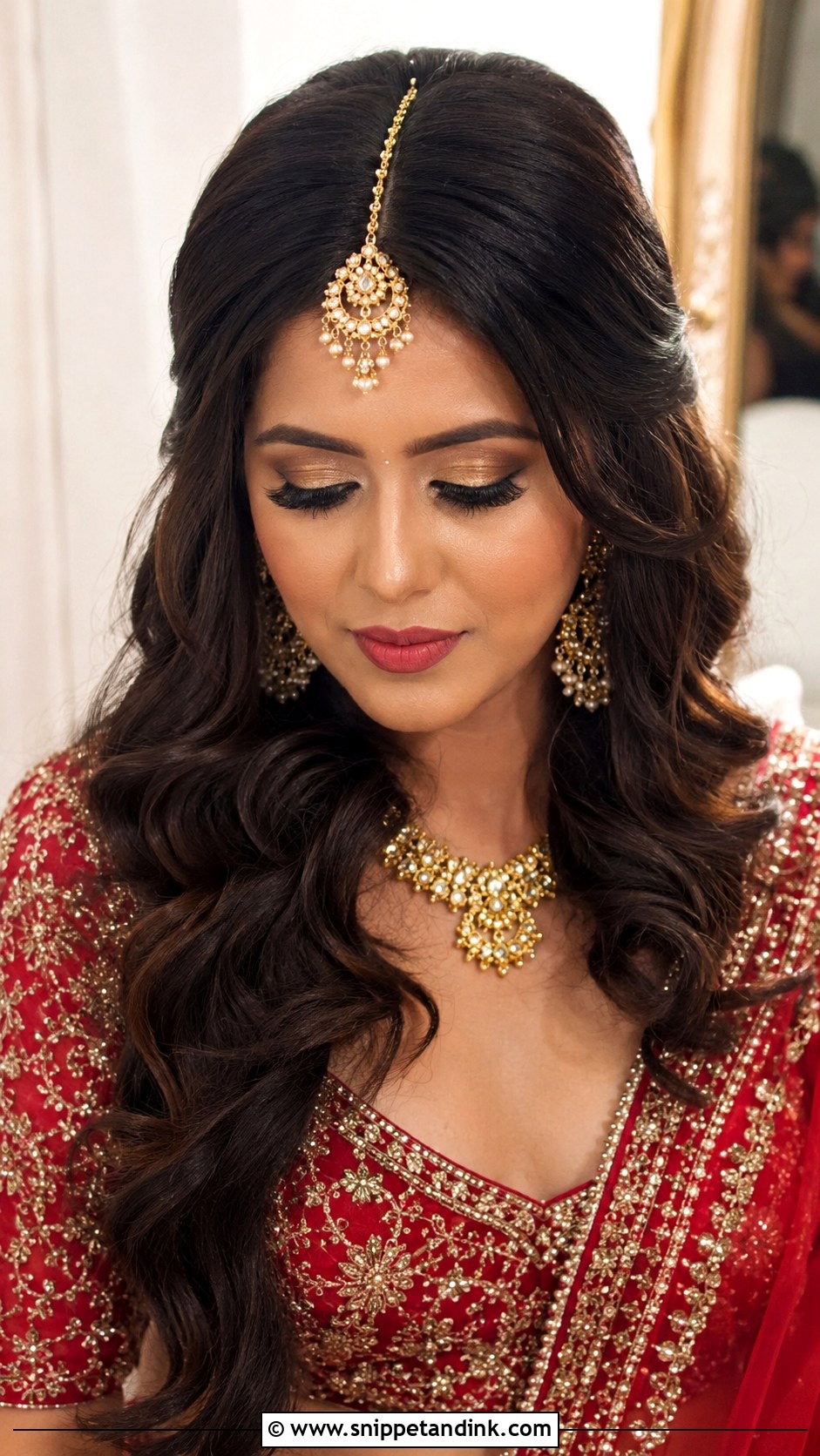 Bridal Open Hair With Loose Waves - Snippet and Ink - 15 Open Hair for Bride Ideas