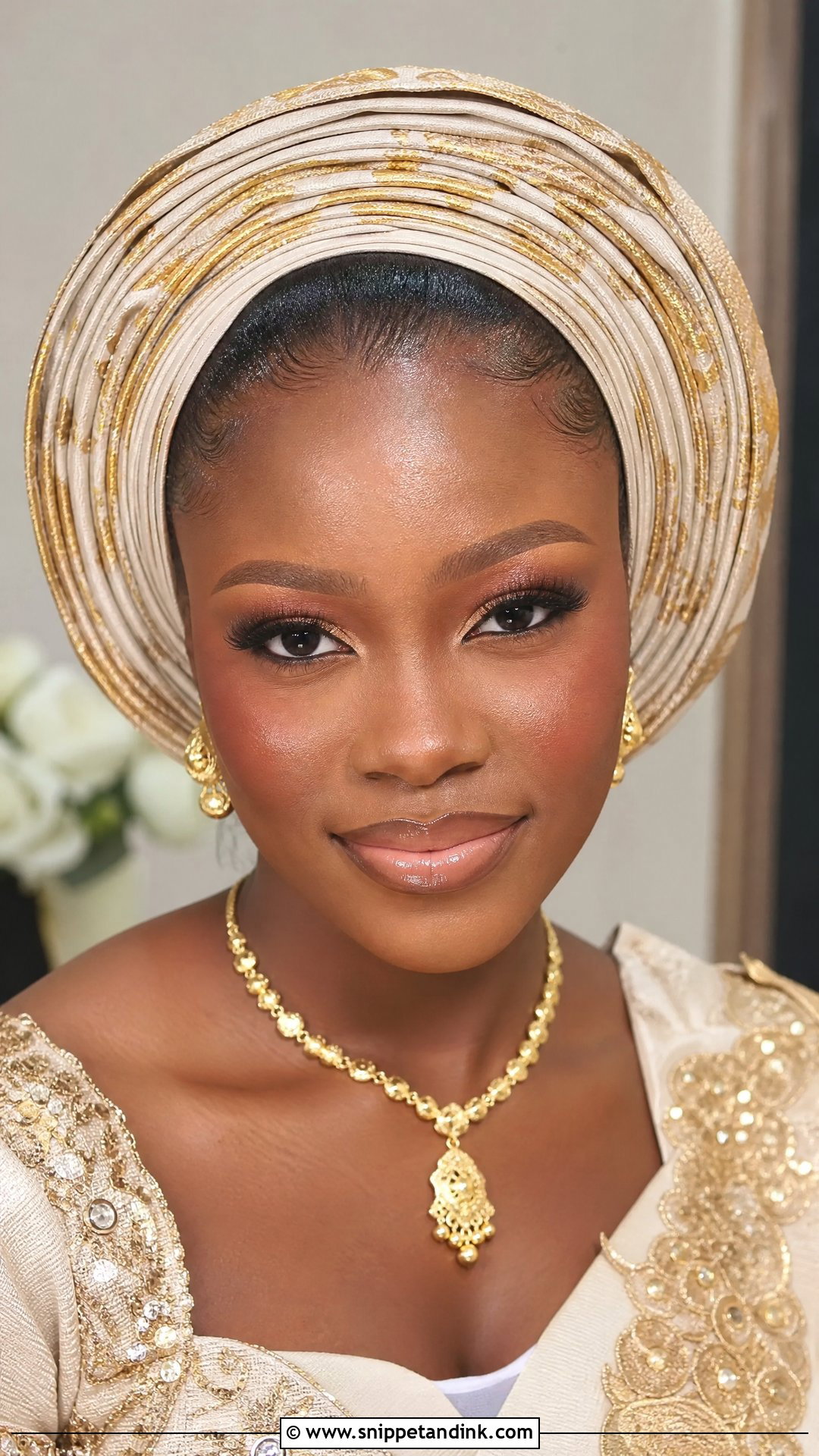 Bridal Packing Gel With Gele - Snippet and Ink - 15 Bridal Packing Gel Hairstyle Ideas