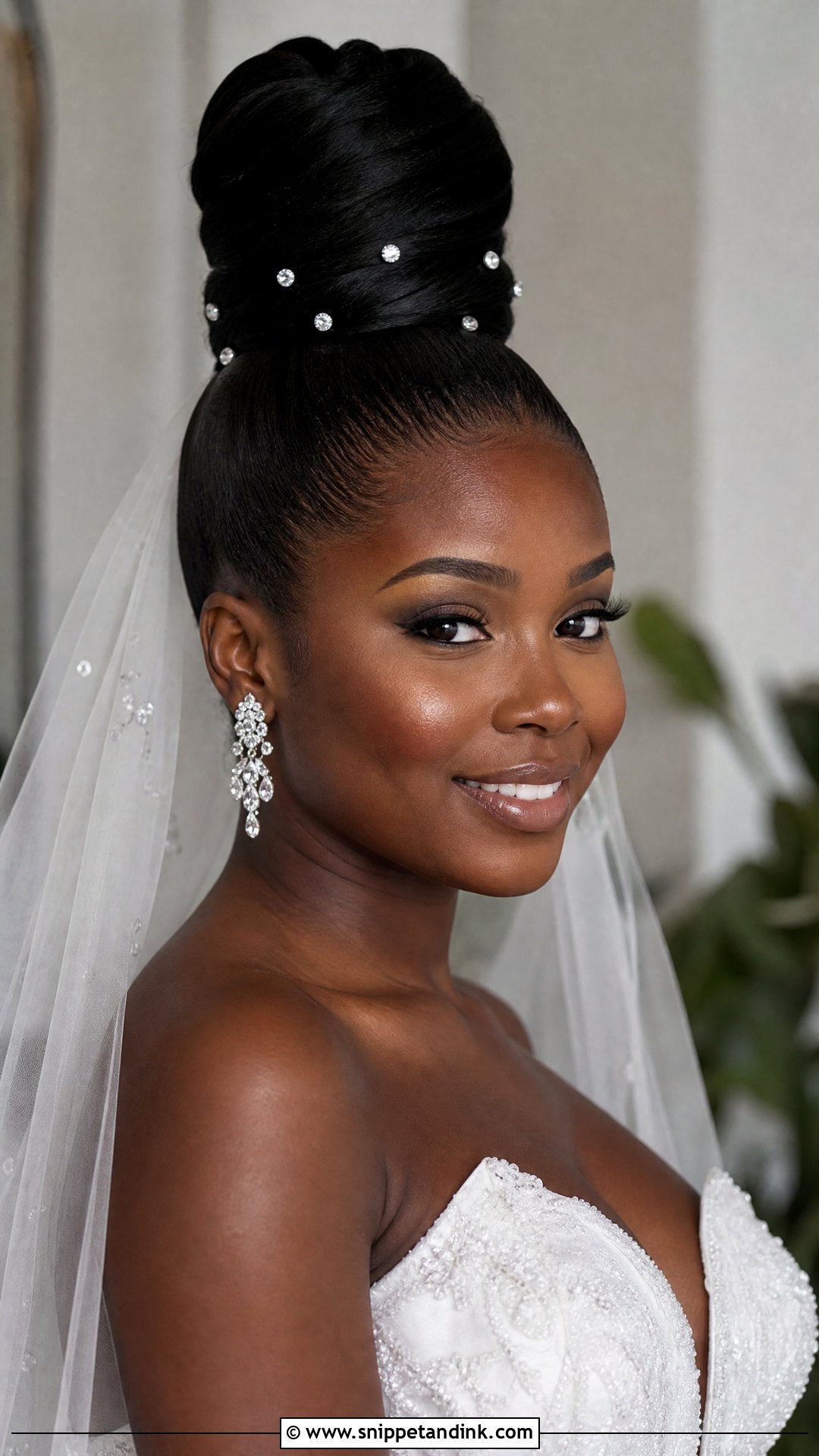 Bridal Packing Gel With High Bun - Snippet and Ink - 15 Bridal Packing Gel Hairstyle Ideas