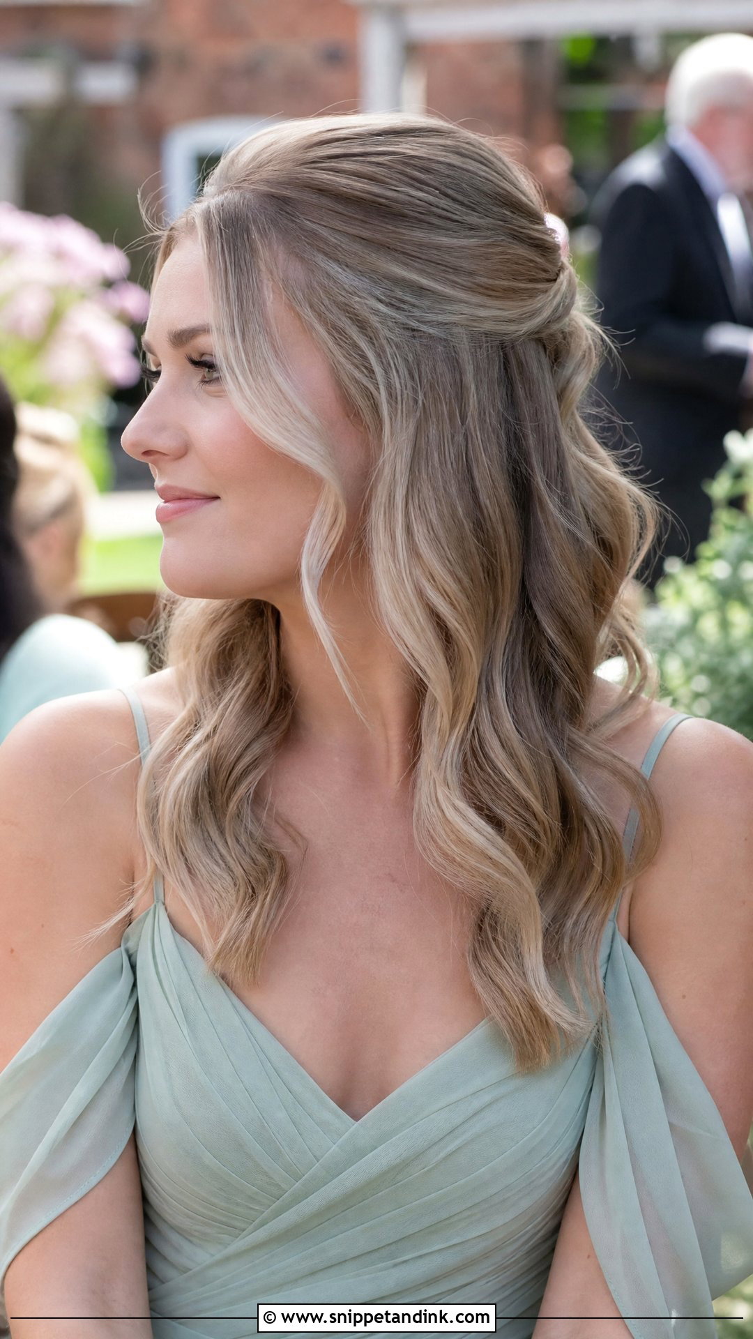 Bridal Party Soft Waves - Snippet and Ink - 15 Bridal Party Hair Down Ideas