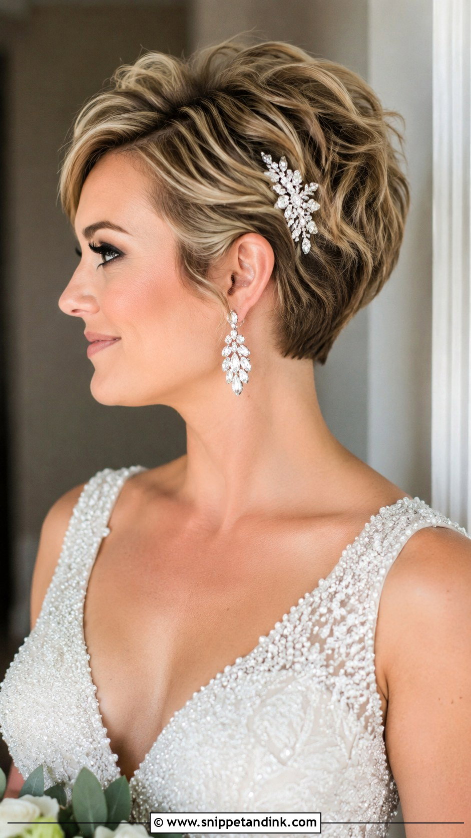 Bridal Pixie Cut - Snippet and Ink - 20 Wedding Hairstyles for Women