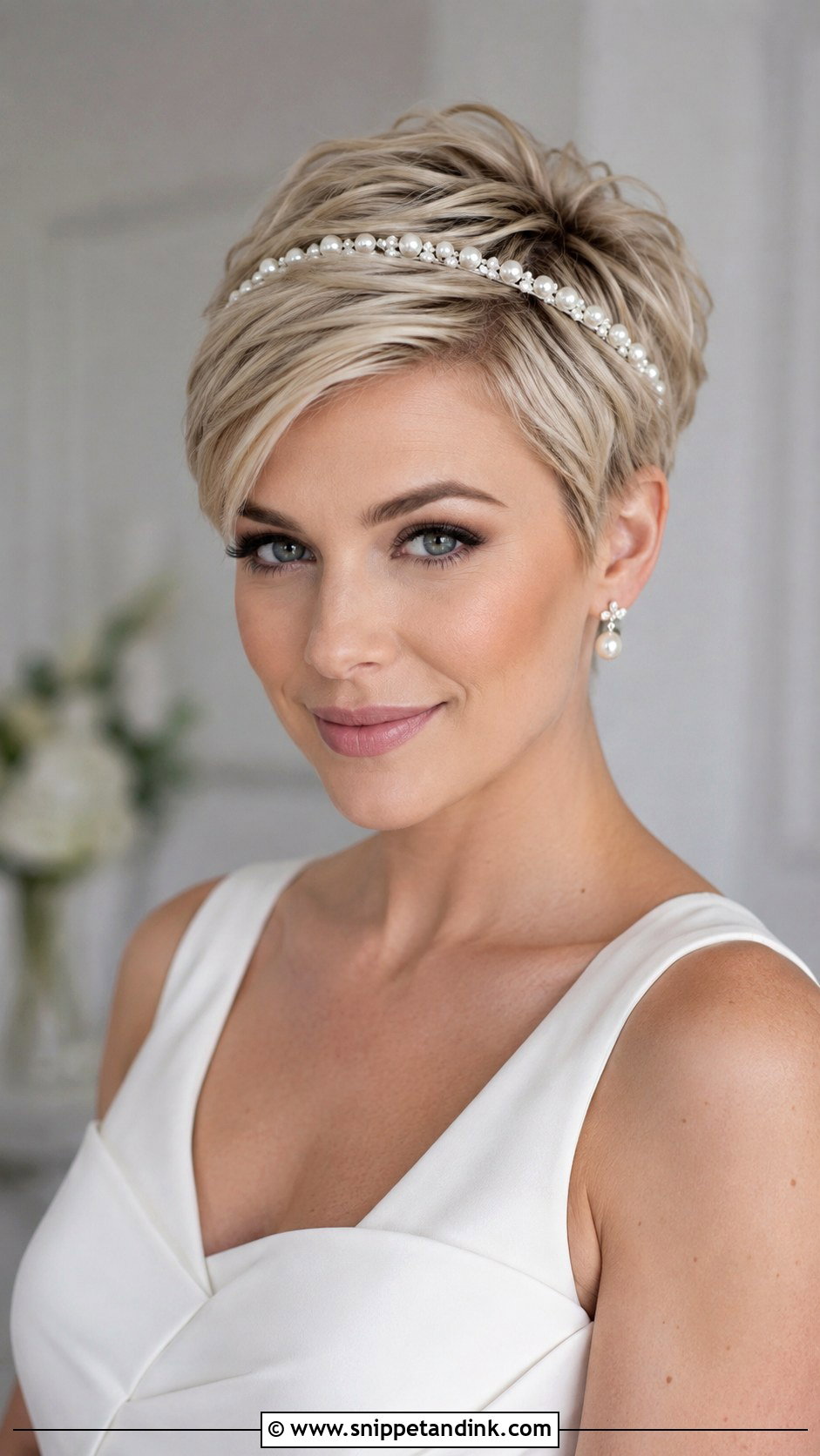Bridal Pixie Cut For Round Face - Snippet and Ink - 20 Bridal Hair Styles for Round Face