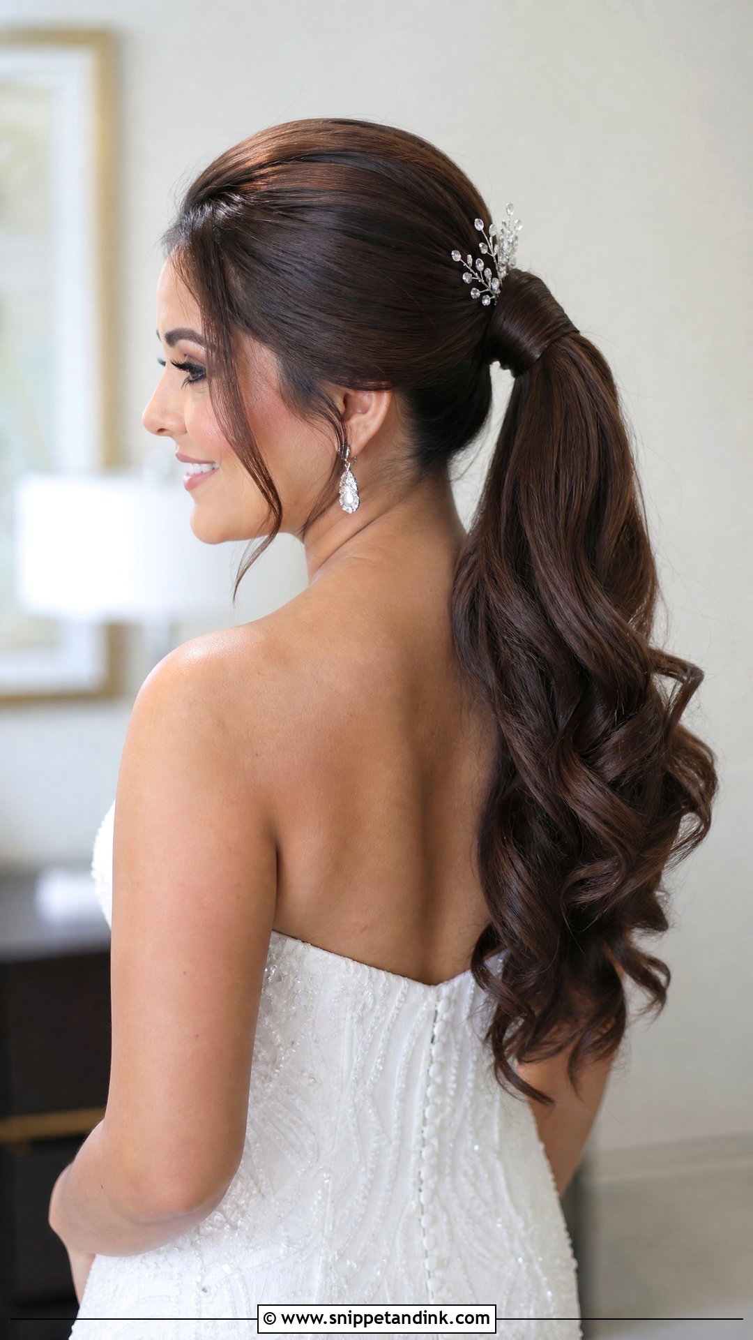 Bridal Ponytail - Snippet and Ink - 20 Unique Bridal Hair Ideas