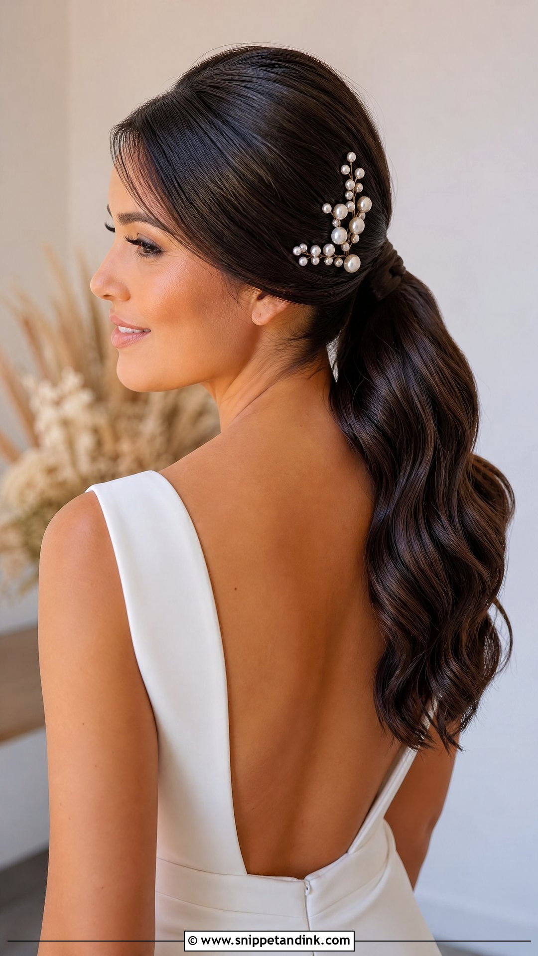 Bridal Ponytail - Snippet and Ink - 15 Bridal Hairdos