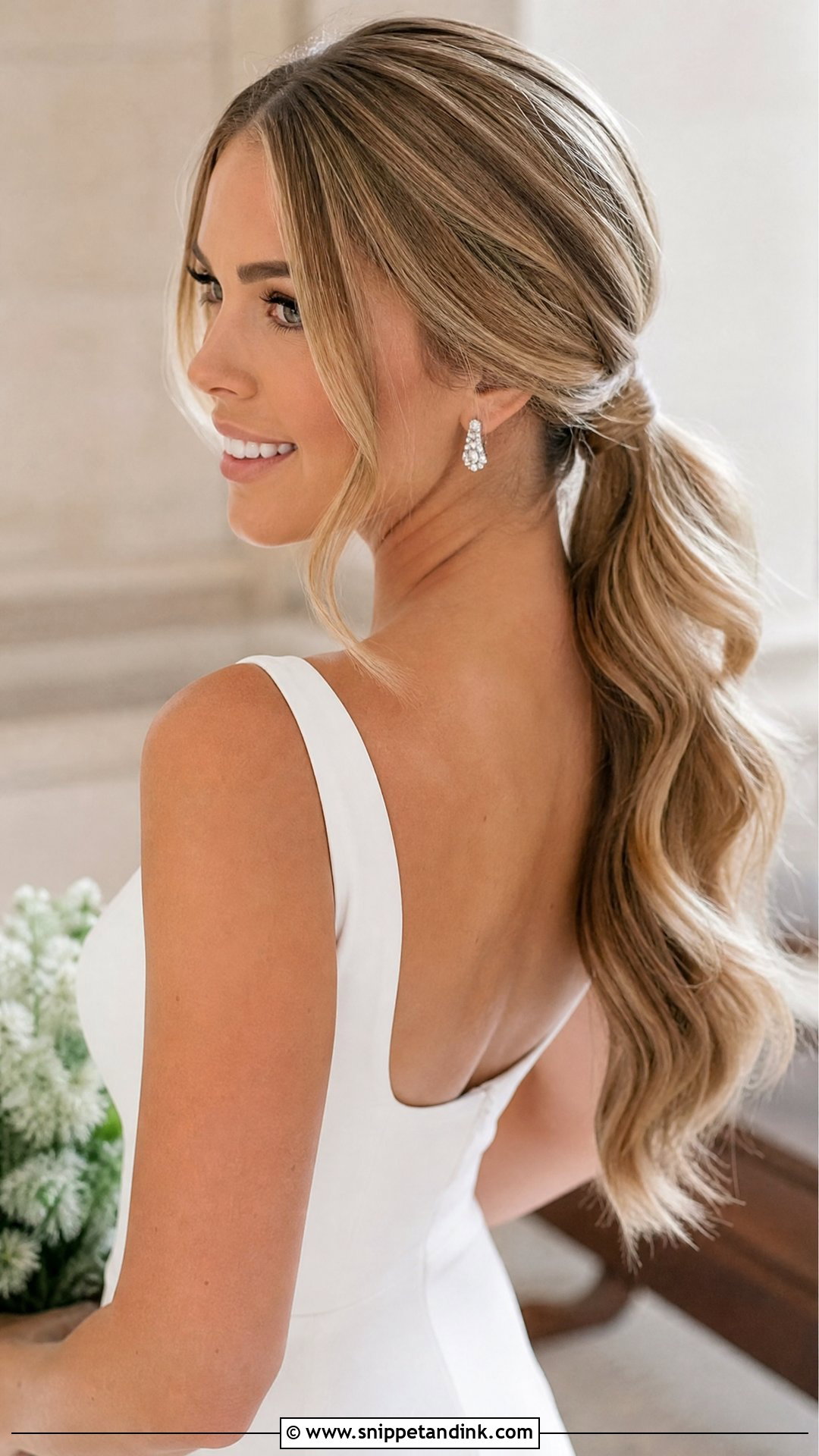 Bridal Ponytail - Snippet and Ink - 15 Bridal Look Hairstyles