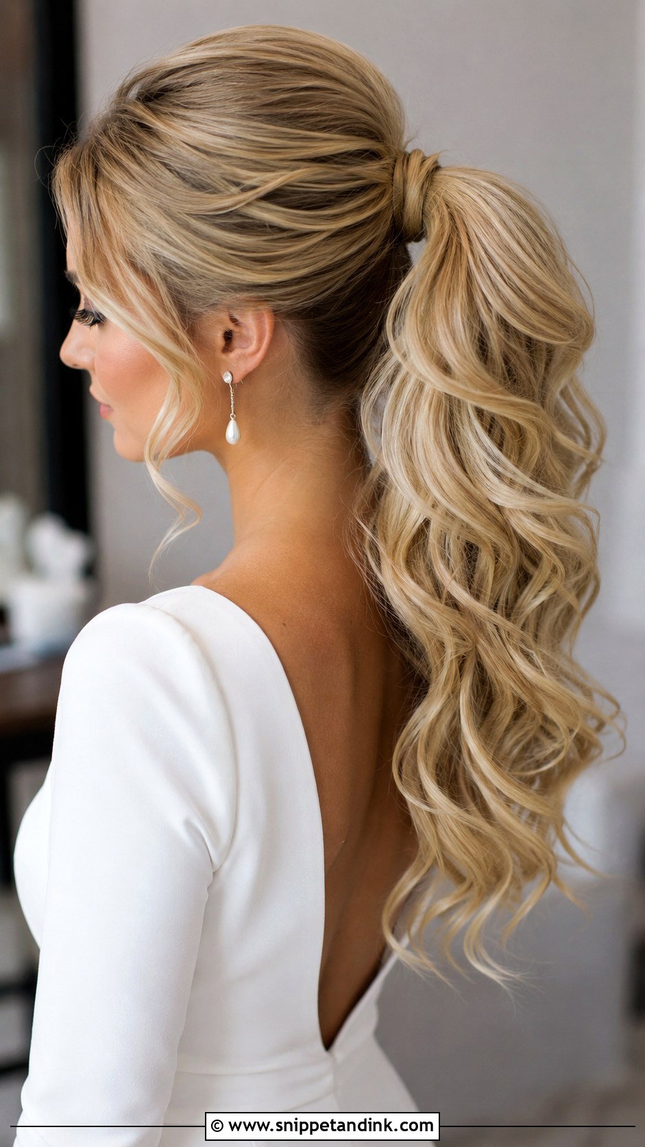 Bridal Ponytail For Round Face - Snippet and Ink - 20 Bridal Hair Styles for Round Face