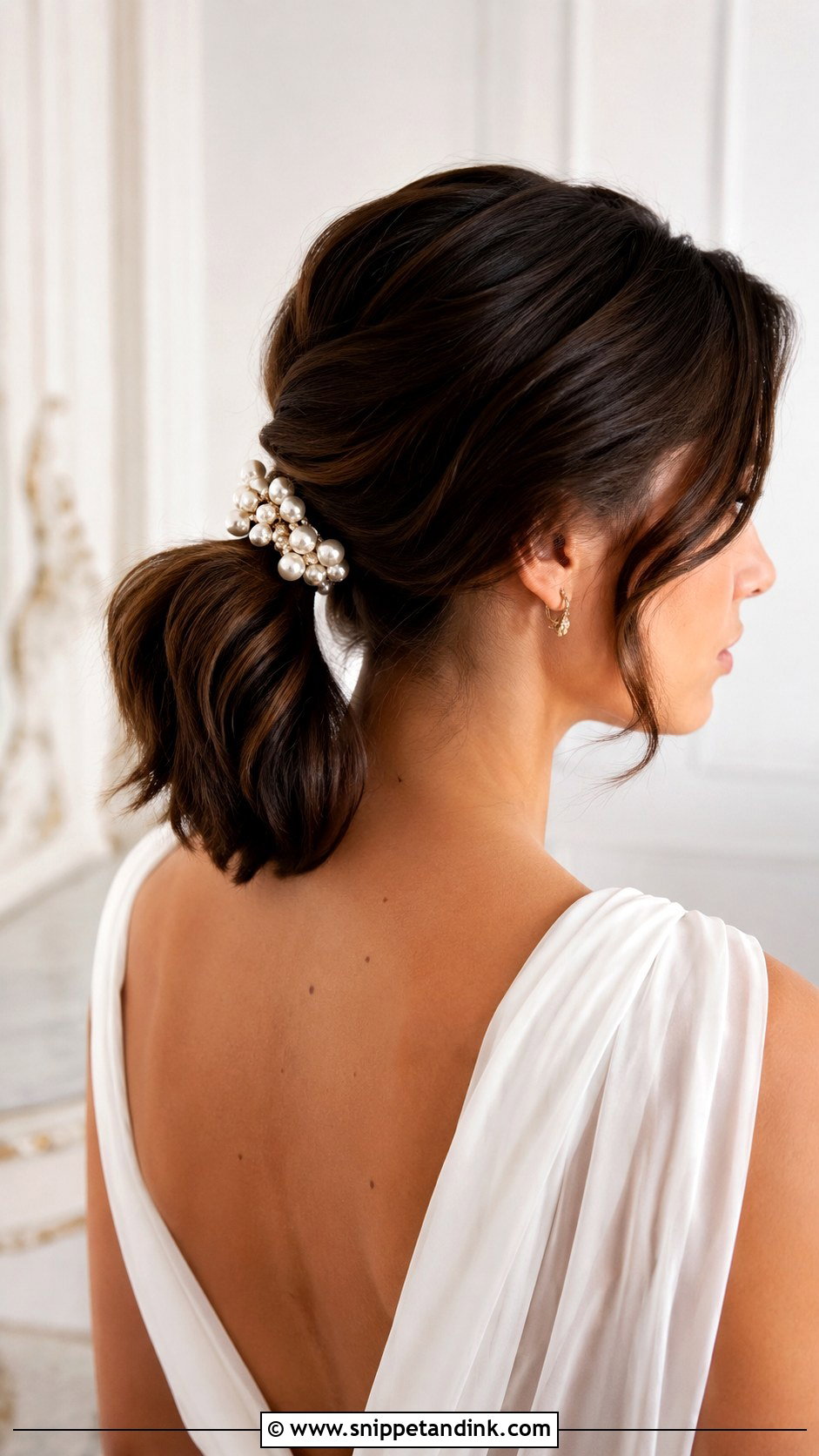 Bridal Ponytail For Short Hair - Snippet and Ink - 25 Bridal Hair Ponytail Ideas