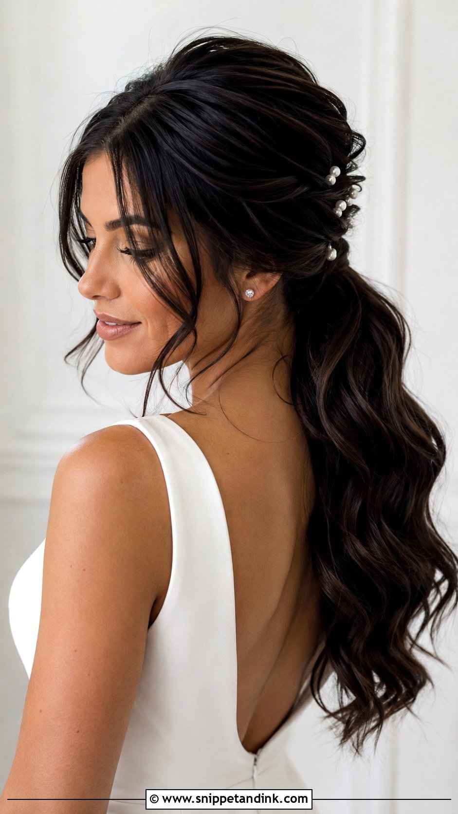 Bridal Ponytail For Square Face - Snippet and Ink - 15 Square Face Bridal Hairstyles