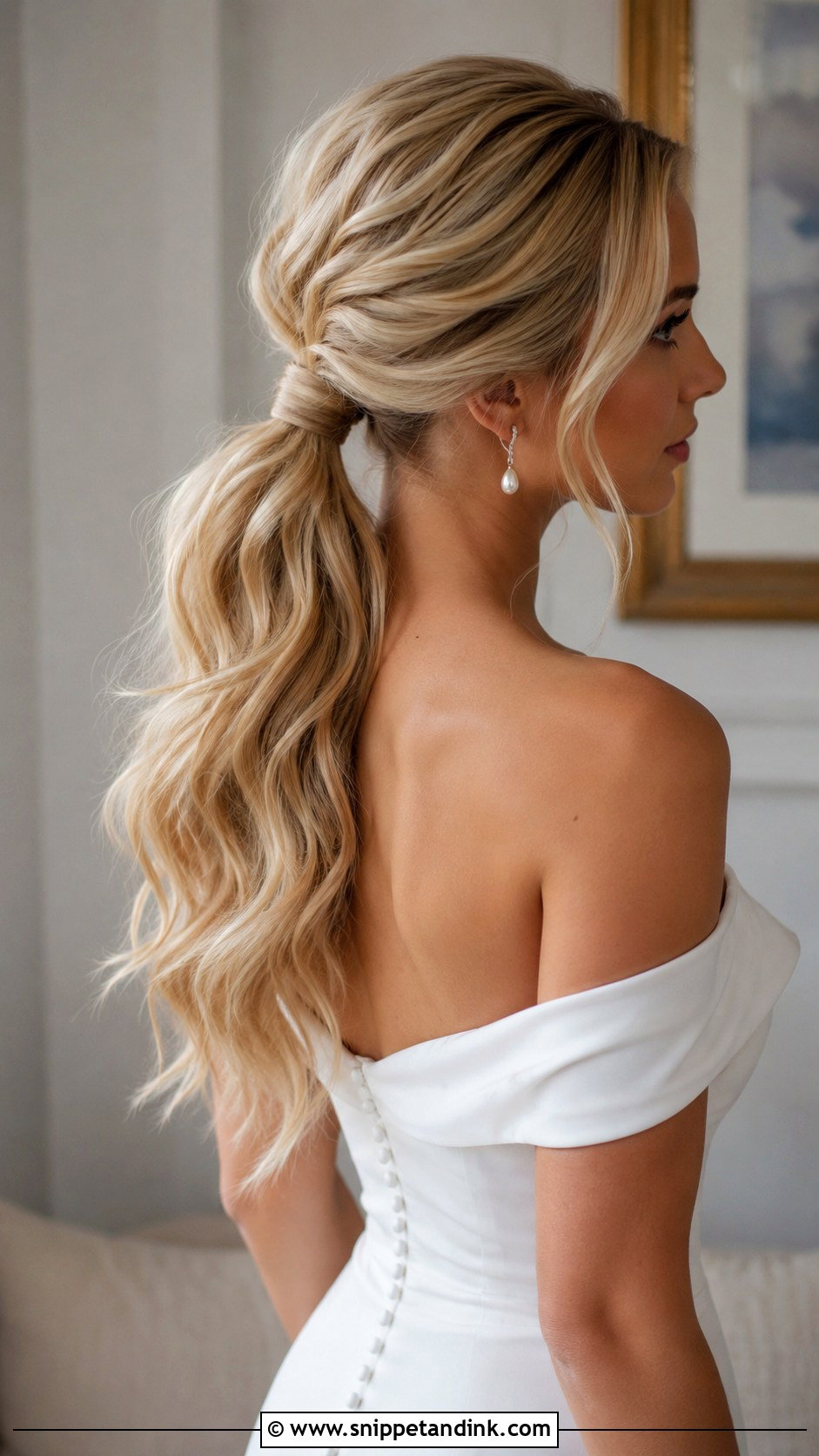 Bridal Ponytail Hairstyle Video - Snippet and Ink - 20 Bridal Hairstyles Videos