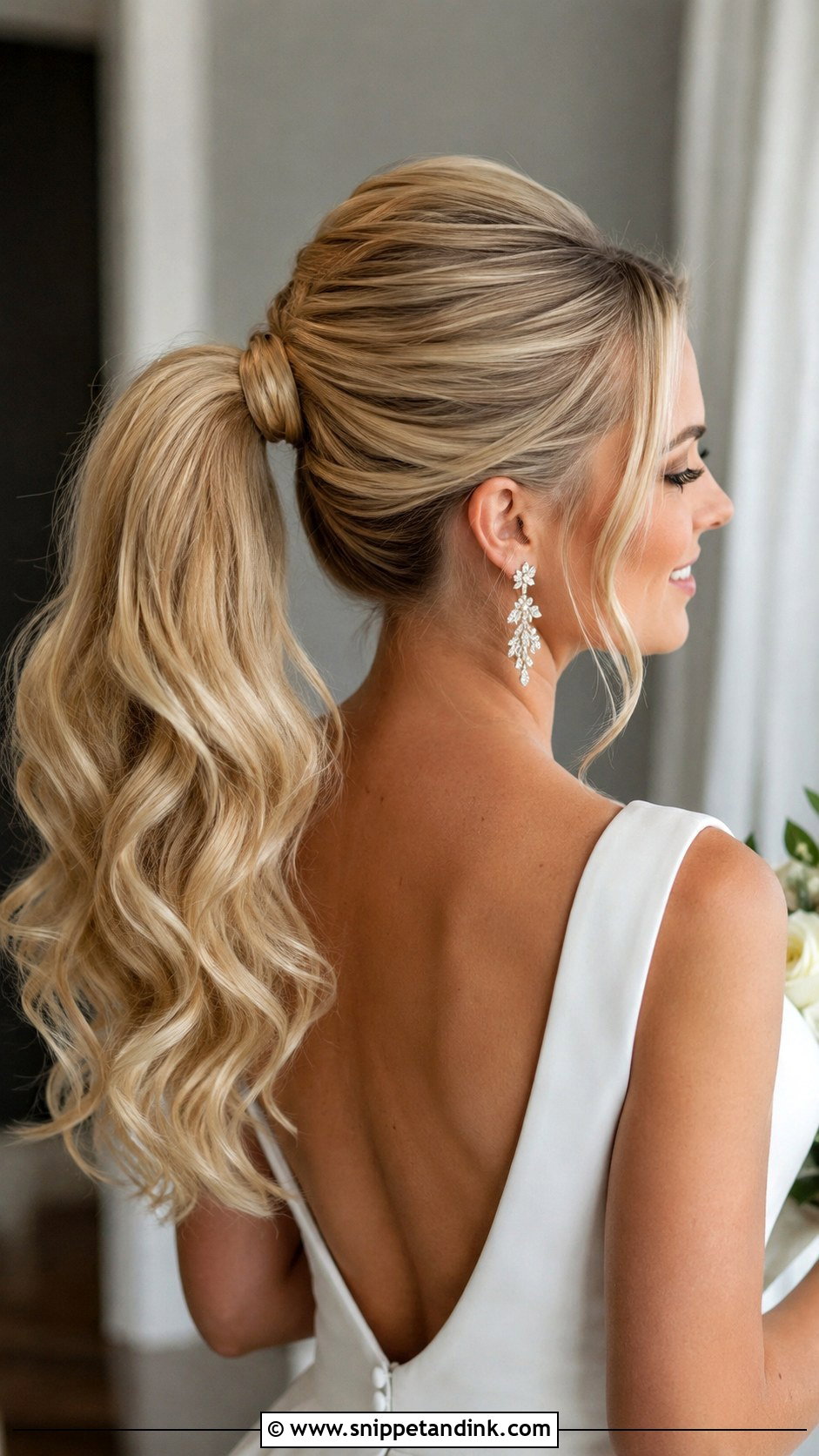 Bridal Ponytail Wedding Hair - Snippet and Ink - 20 Hair for Marriage Ideas