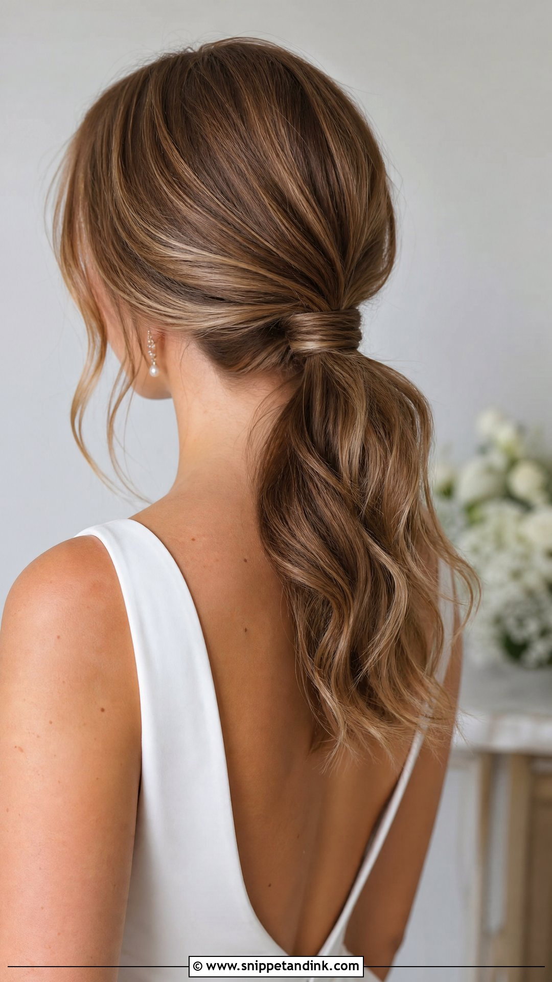 Bridal Ponytail Wedding Hairstyle - Snippet and Ink - 20 Hairstyles on Wedding