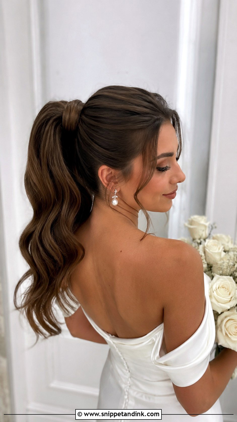 Bridal Ponytail With Volume - Snippet and Ink - 20 Latest Bridal Hairstyles