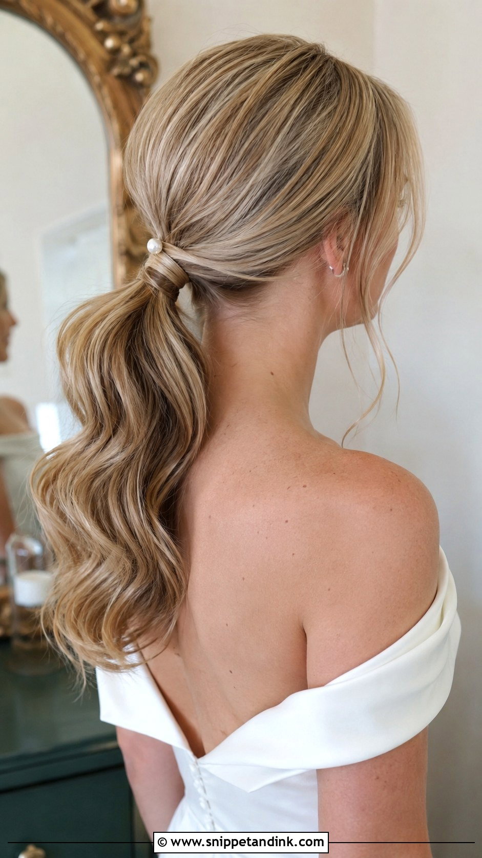 Bridal Ponytail for Fine Hair - Snippet and Ink - 25 Bridal Hair for Fine Hair Ideas