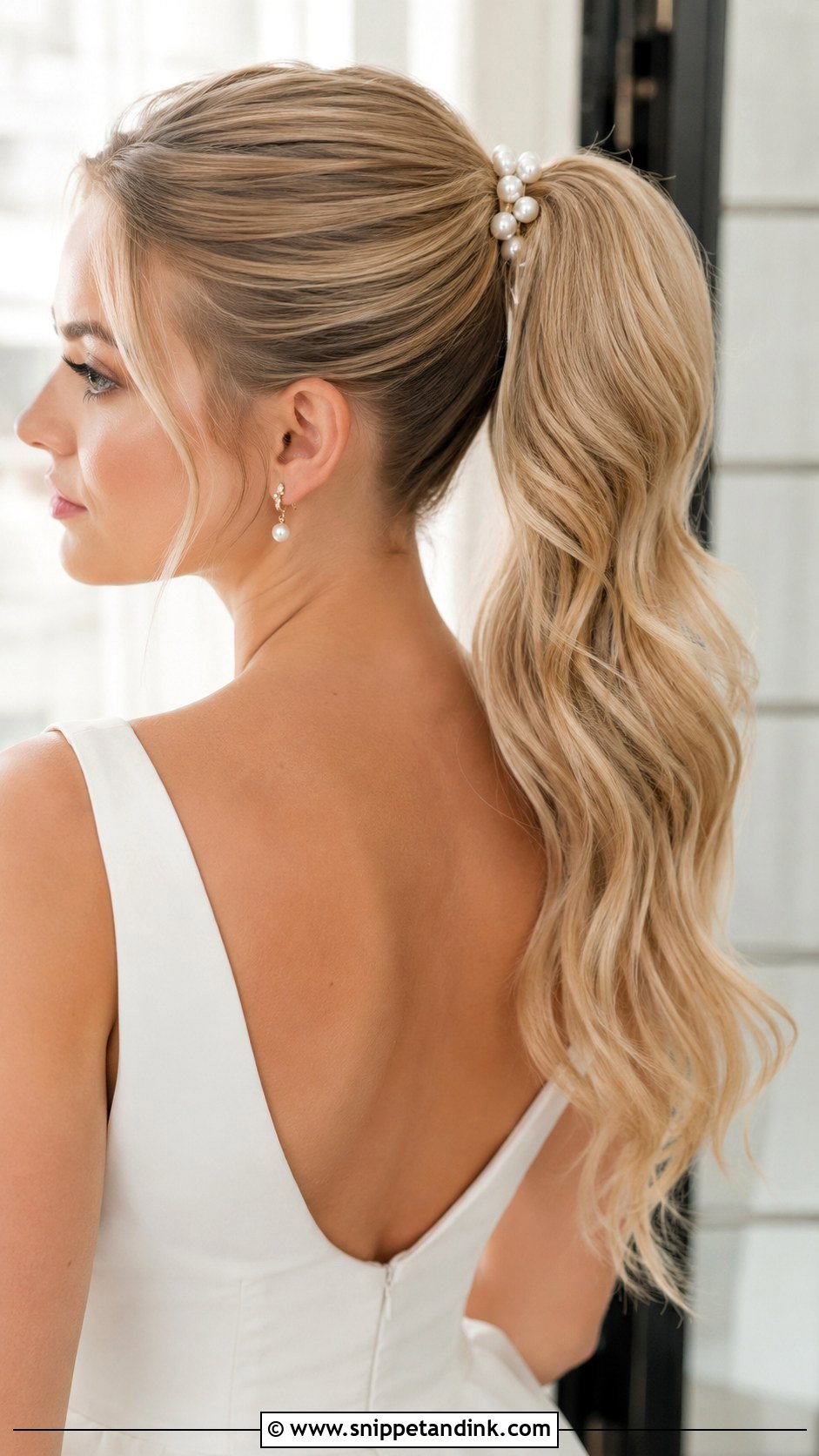 Bridal Ponytail for a Modern Look - Snippet and Ink - 25 2025 Bride Hairstyles