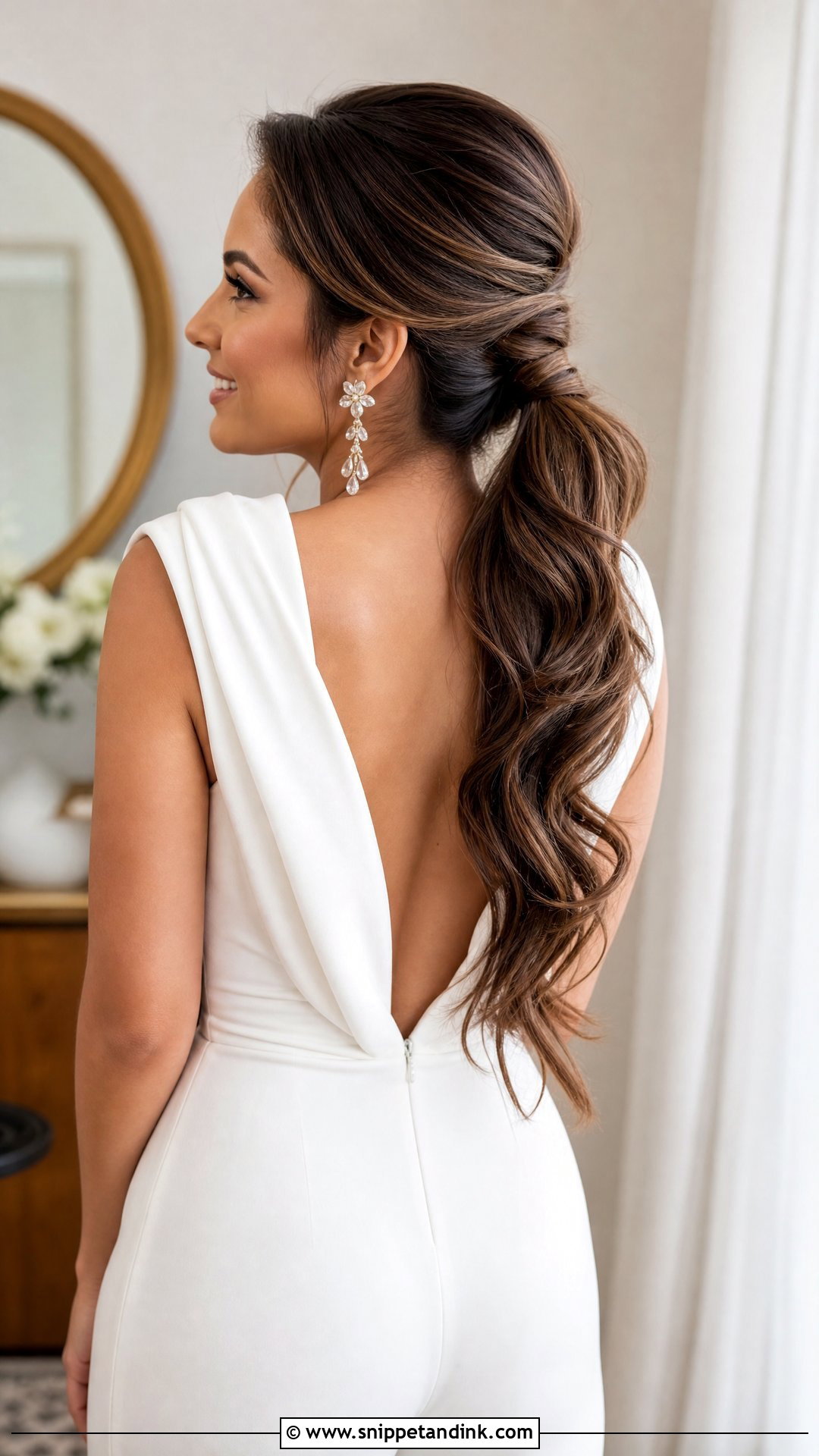 Bridal Ponytail - Snippet and Ink - 15 Best Bridal Hairstyles
