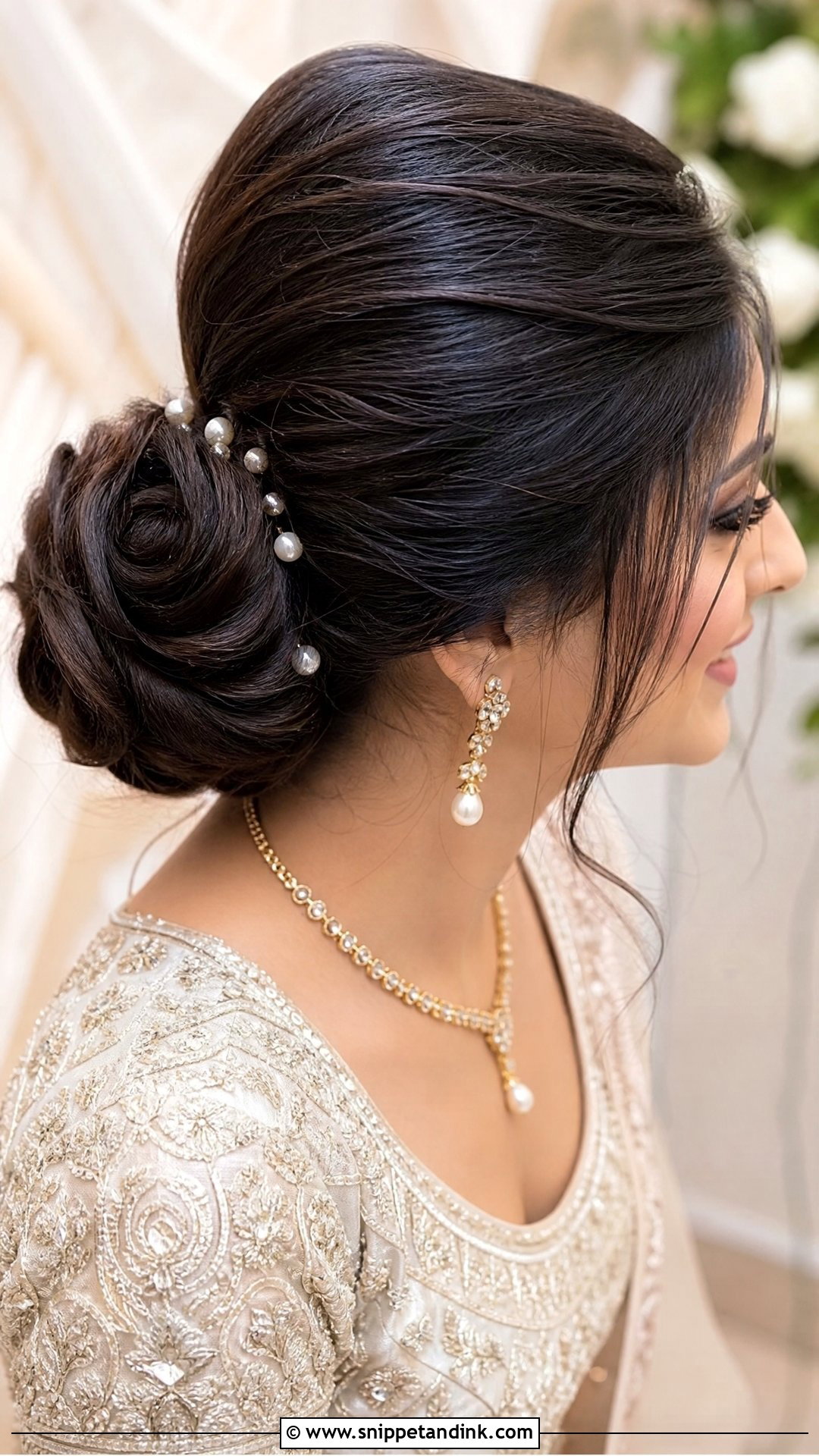 Bridal Puff Bun Hairstyle - Snippet and Ink - 15 Bridal Puff Hairstyles