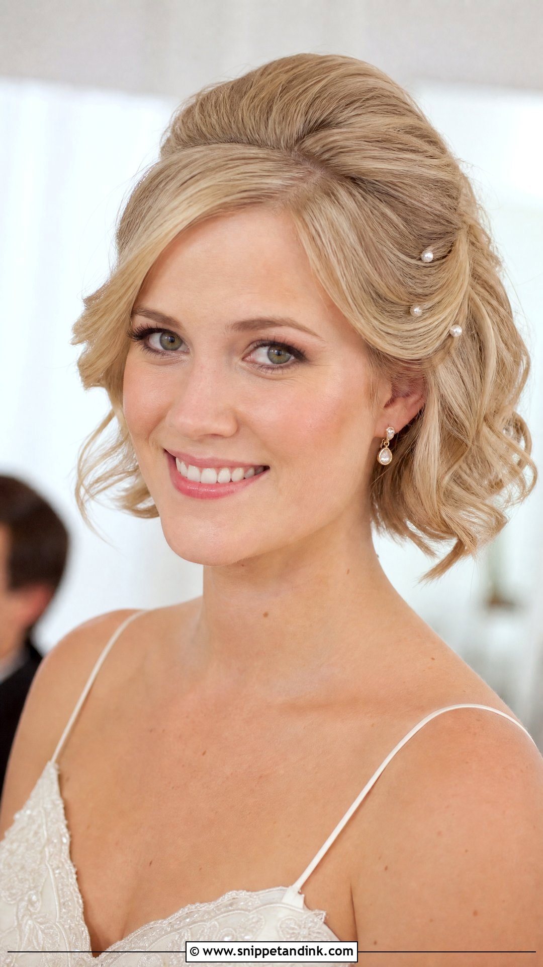 Bridal Puff Hairstyle For Short Hair - Snippet and Ink - 15 Bridal Puff Hairstyles