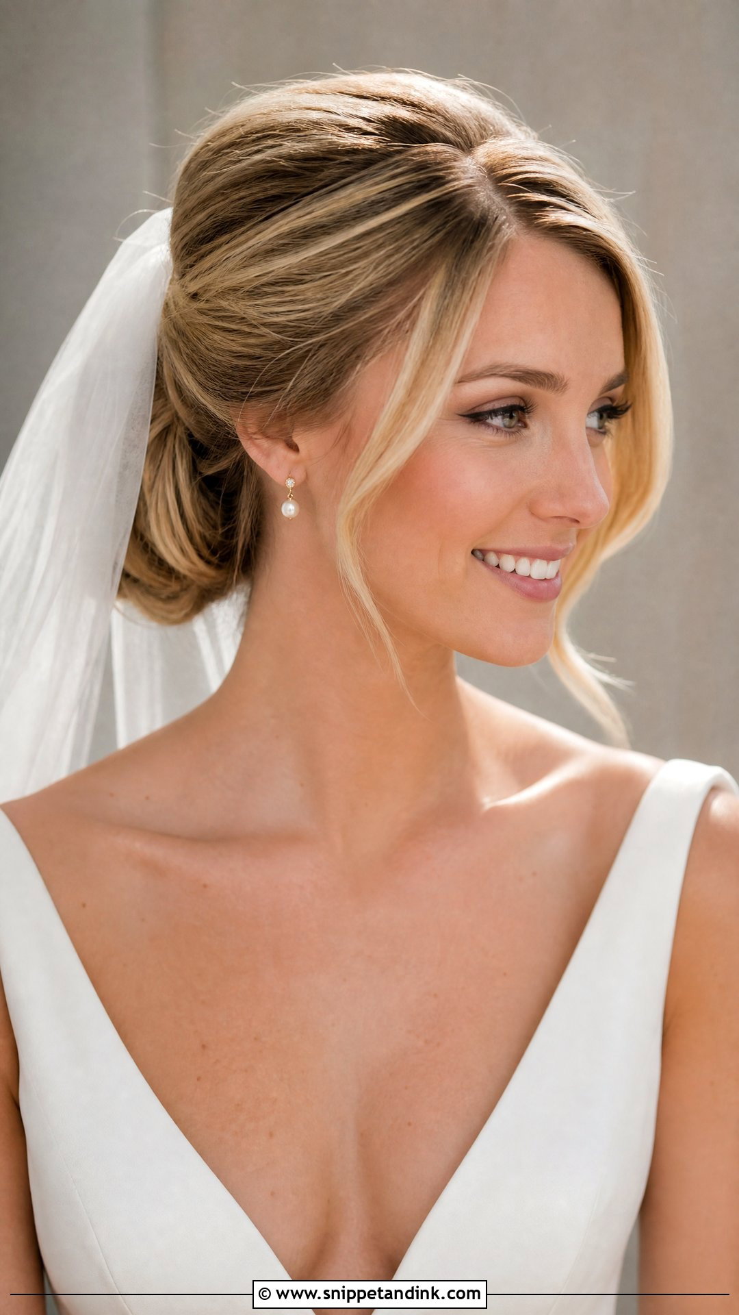 Bridal Puff Hairstyle With Veil - Snippet and Ink - 15 Bridal Puff Hairstyles