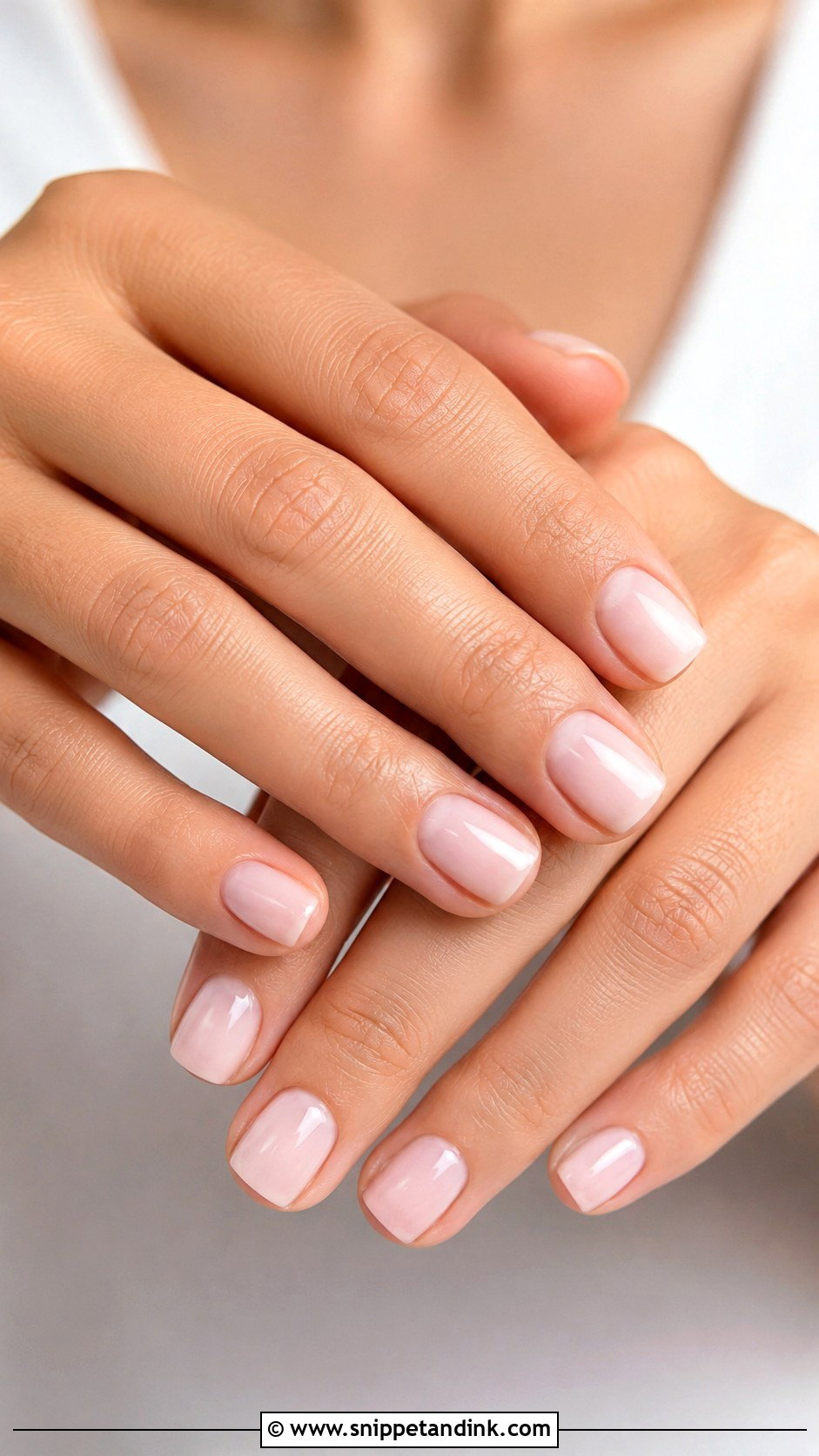 Bridal Short Square Nails - Snippet and Ink - 20 Bridal Nail Set Ideas