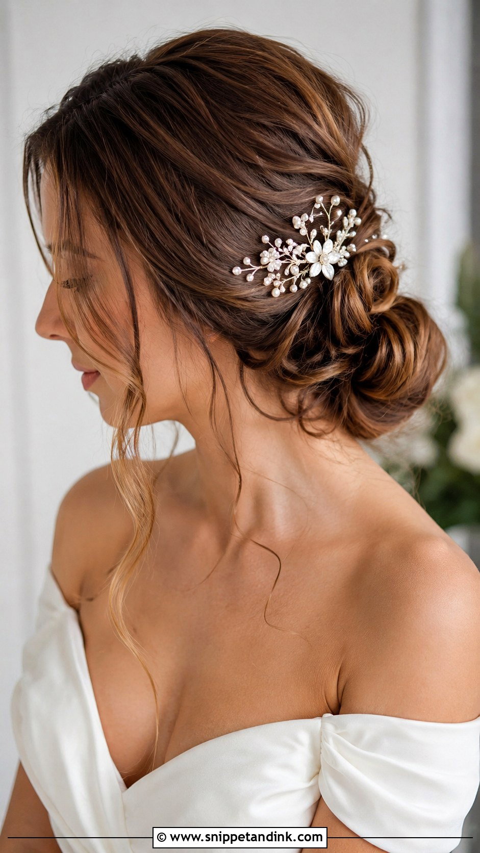 Bridal Side Bun For Oval Face - Snippet and Ink - 20 Bridal Hairstyles for Oval Face Shape