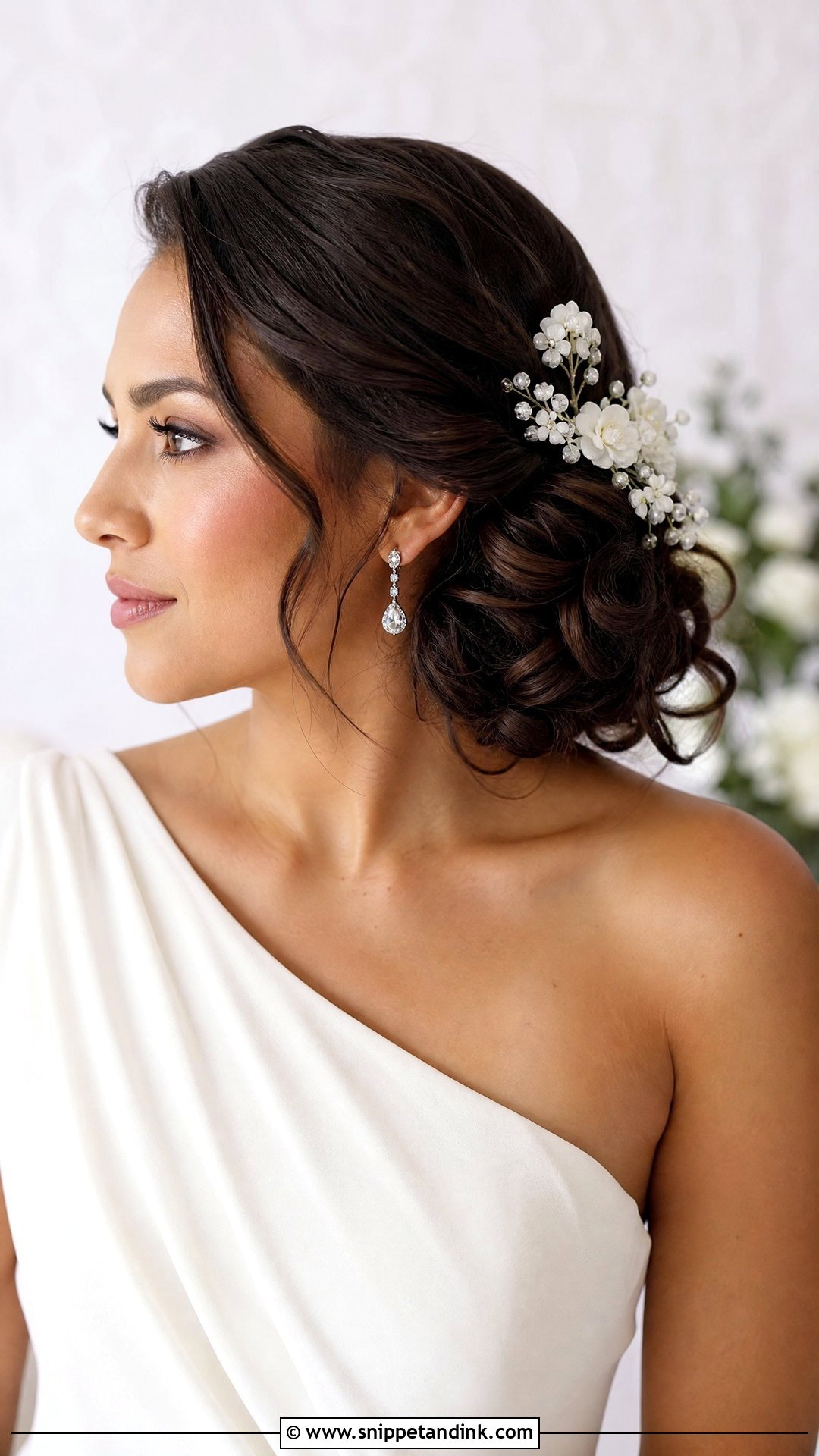 Bridal Side Bun Updo - Snippet and Ink - 15 Bridal Updos