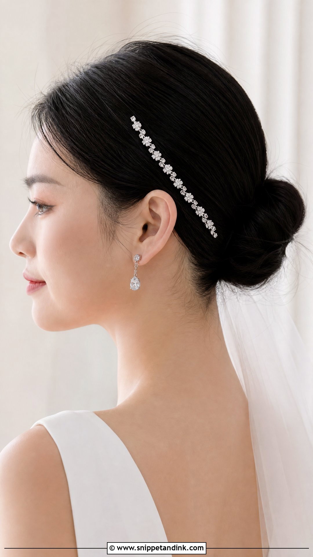 Bridal Silver Hair Clip - Snippet and Ink - 15 Bridal Hair Ornaments
