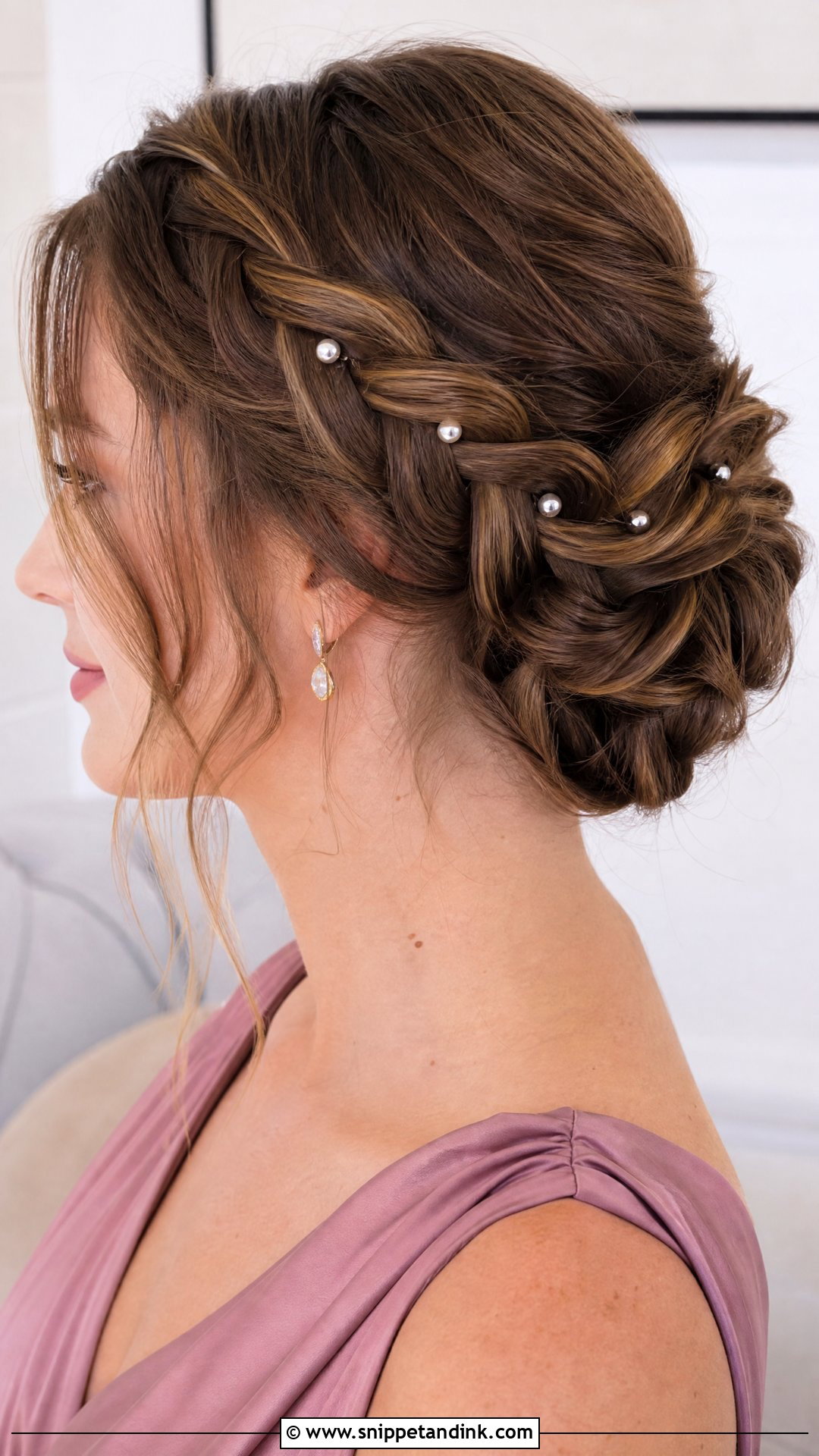 Bridal Sister Braided Bun - Snippet and Ink - 15 Bridal Sister Hairstyles