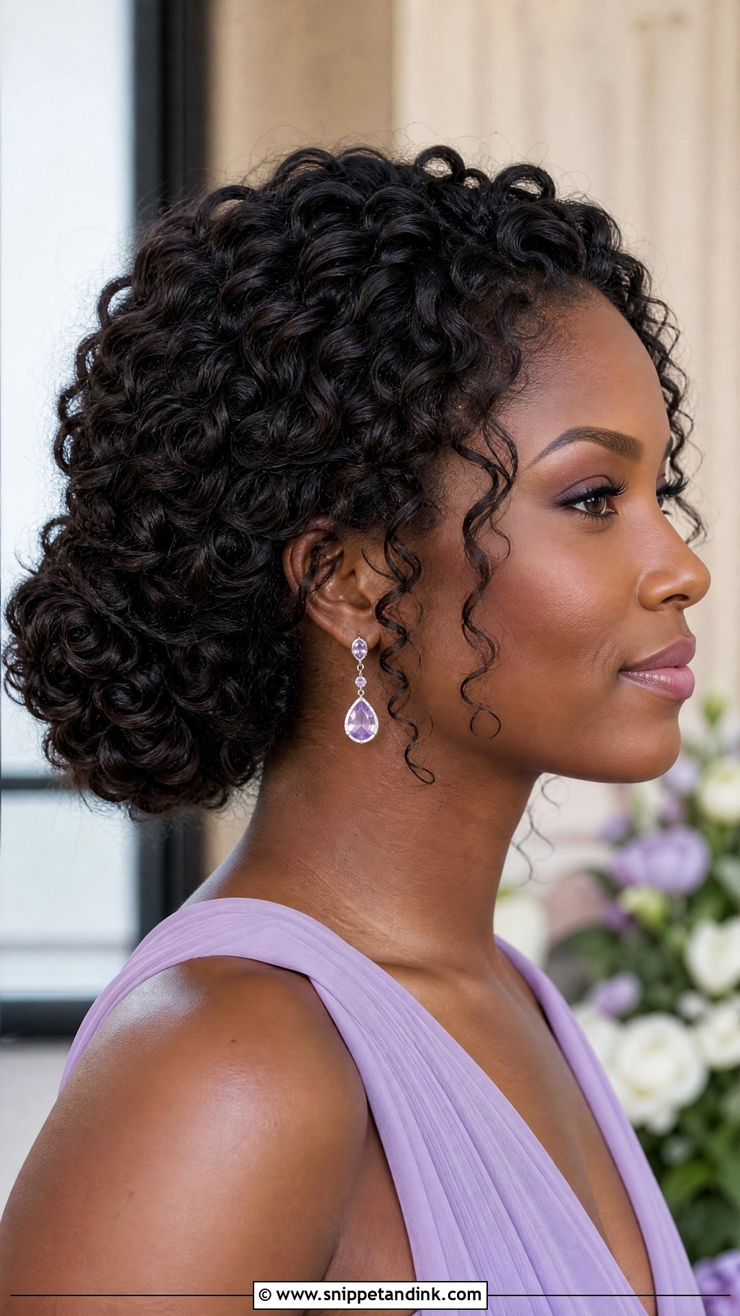 Bridal Sister Curly Updo - Snippet and Ink - 15 Bridal Sister Hairstyles
