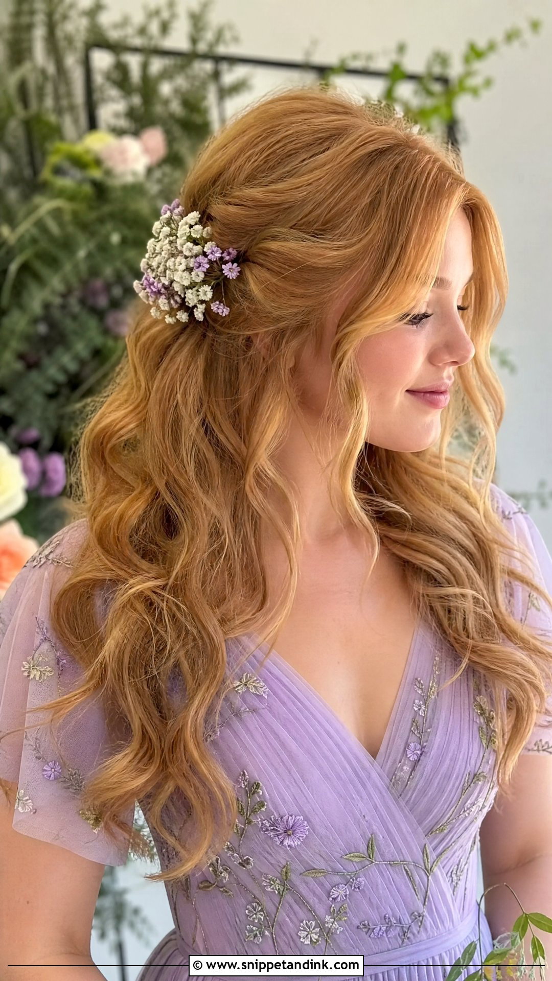 Bridal Sister Floral Hair - Snippet and Ink - 15 Bridal Sister Hairstyles